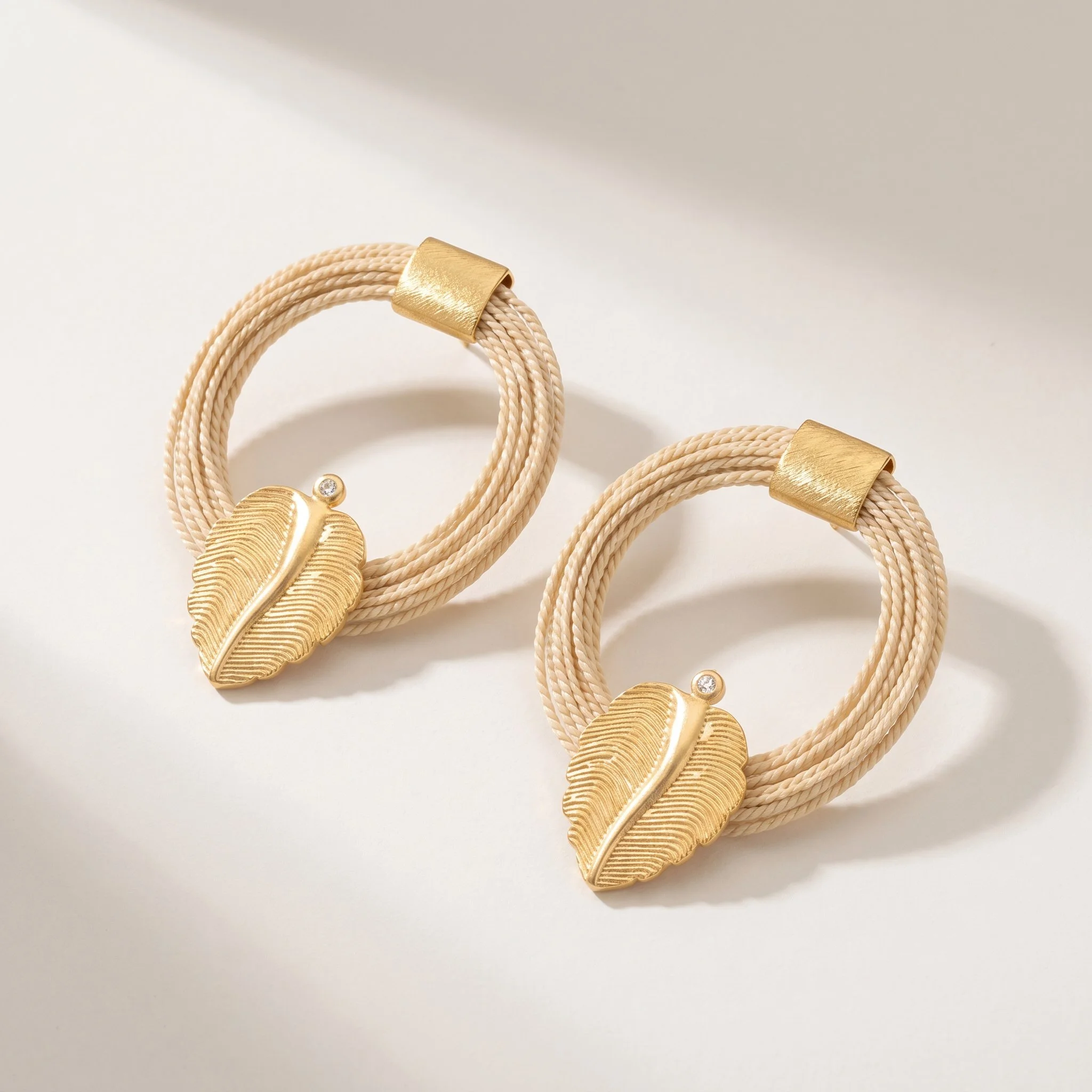 Buriti Artisanal Zariel Earrings | Exotic Vegan Silk