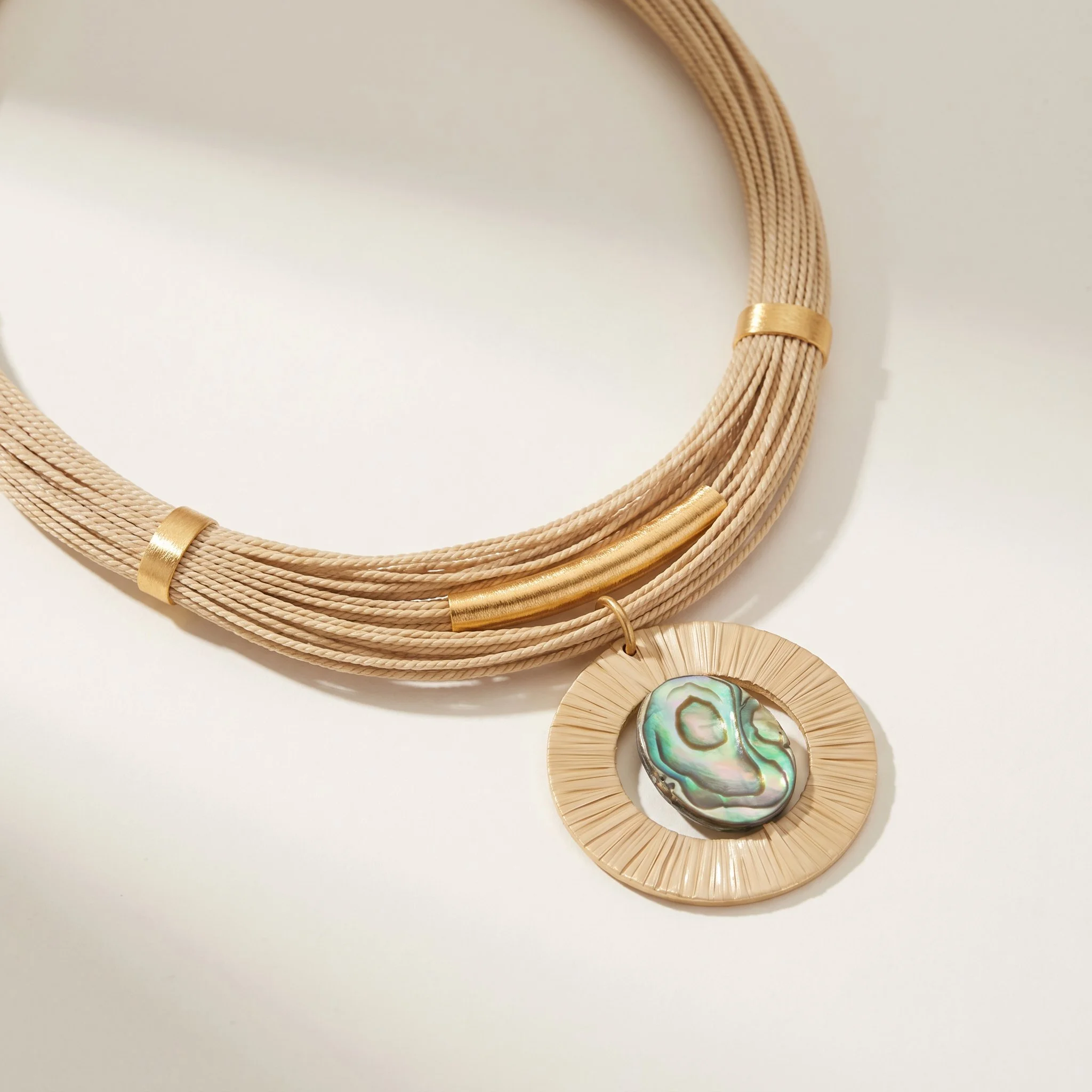 Buriti Artisanal Serelis Necklace  Exotic Vegan Silk-Purplee Store.jpg