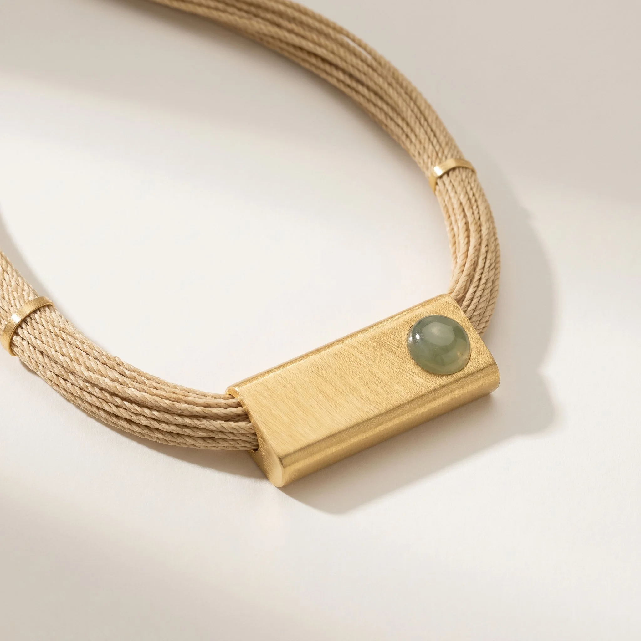 Buriti Geometric Orvellia Necklace | Exotic Vegan Silk