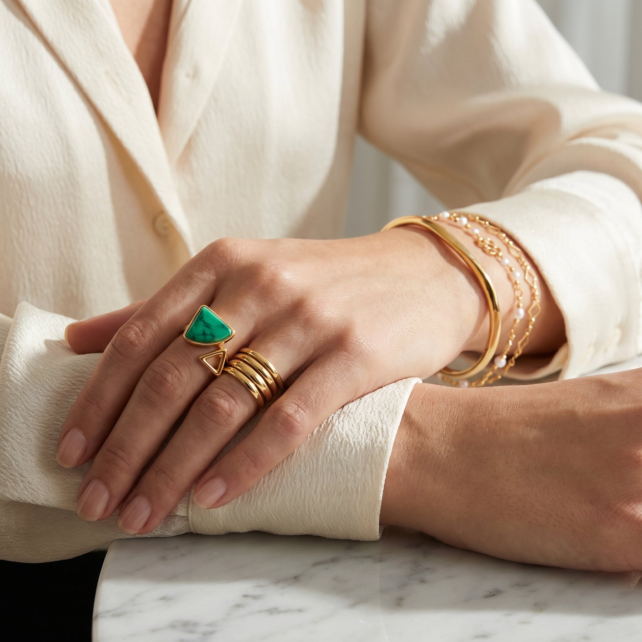 ELAN Geometric Bypass Ring-Purplee Store6.jpg