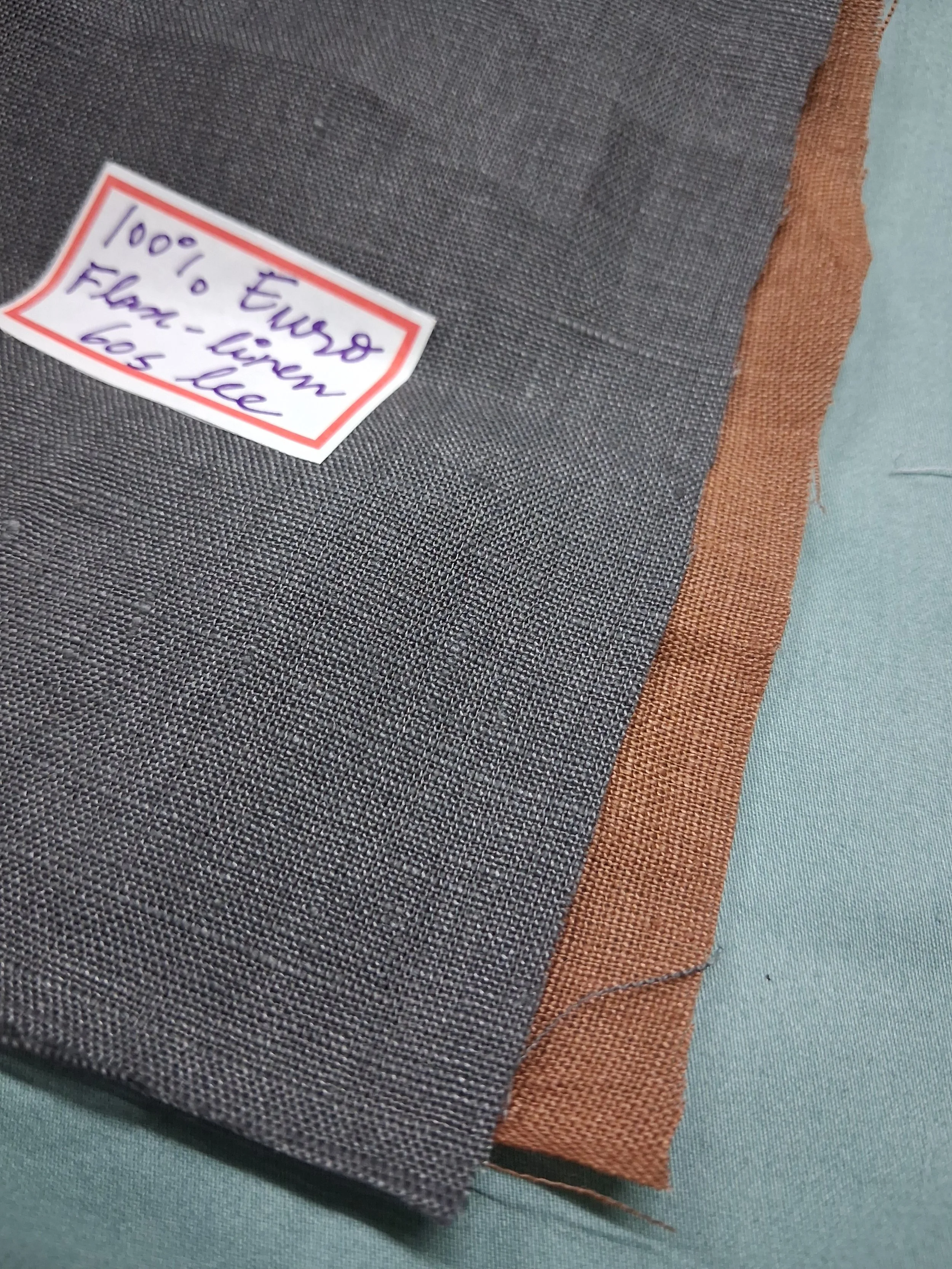 European Flax Linen Apparel Fabric Swatches