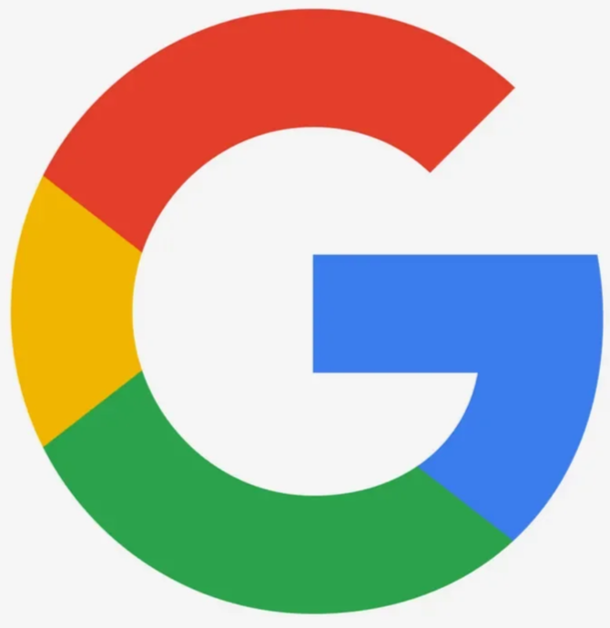 Google logo with multicolor G, red, blue, yellow, and green.