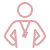 A pink emoticon face with closed eyes and a big smile, resembling a happy or cheerful expression.