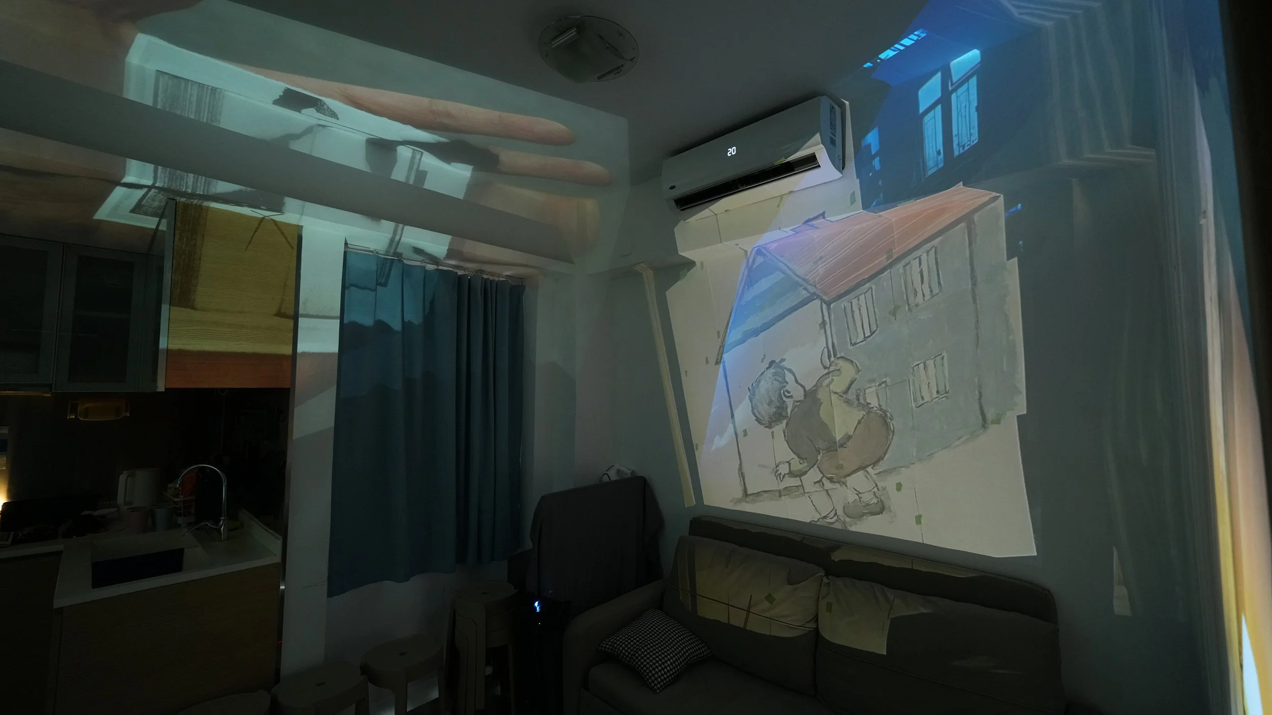 A study in ephemerality, for one week, Lam Tung Pang’s Guest Room Theatre transformed a typical Wan Chai apartment into a pop-up exhibition space and a refuge from the frenetic energy of Art Basel Hong Kong. 
