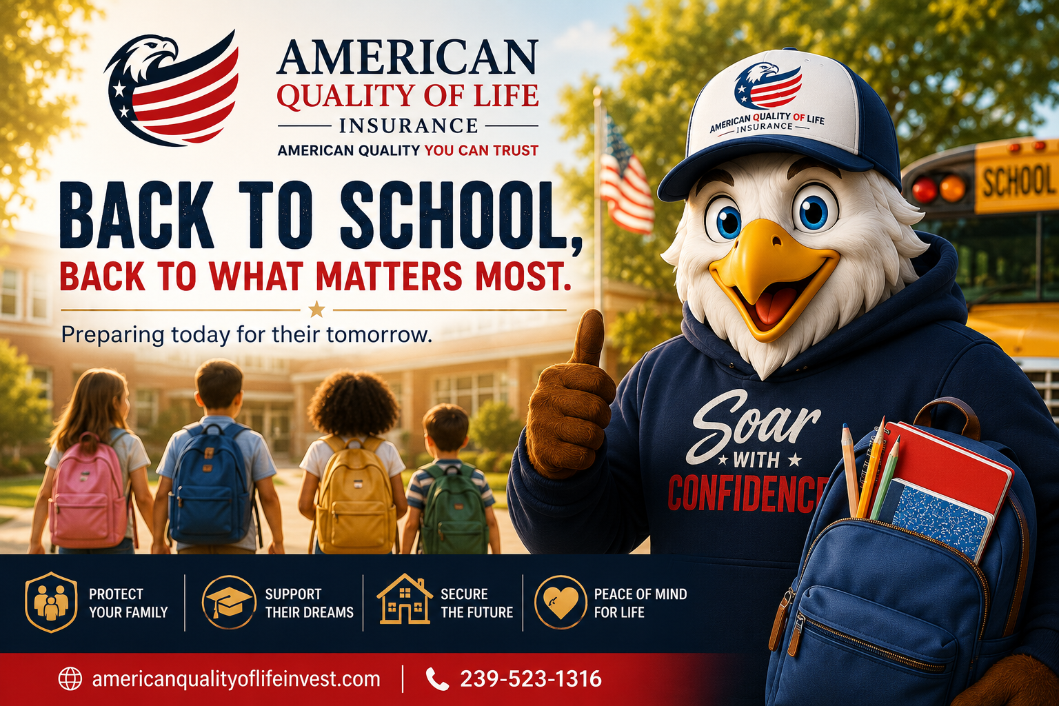 Back-to-School Life Insurance Tips for Parents | American Quality of Life Insurance