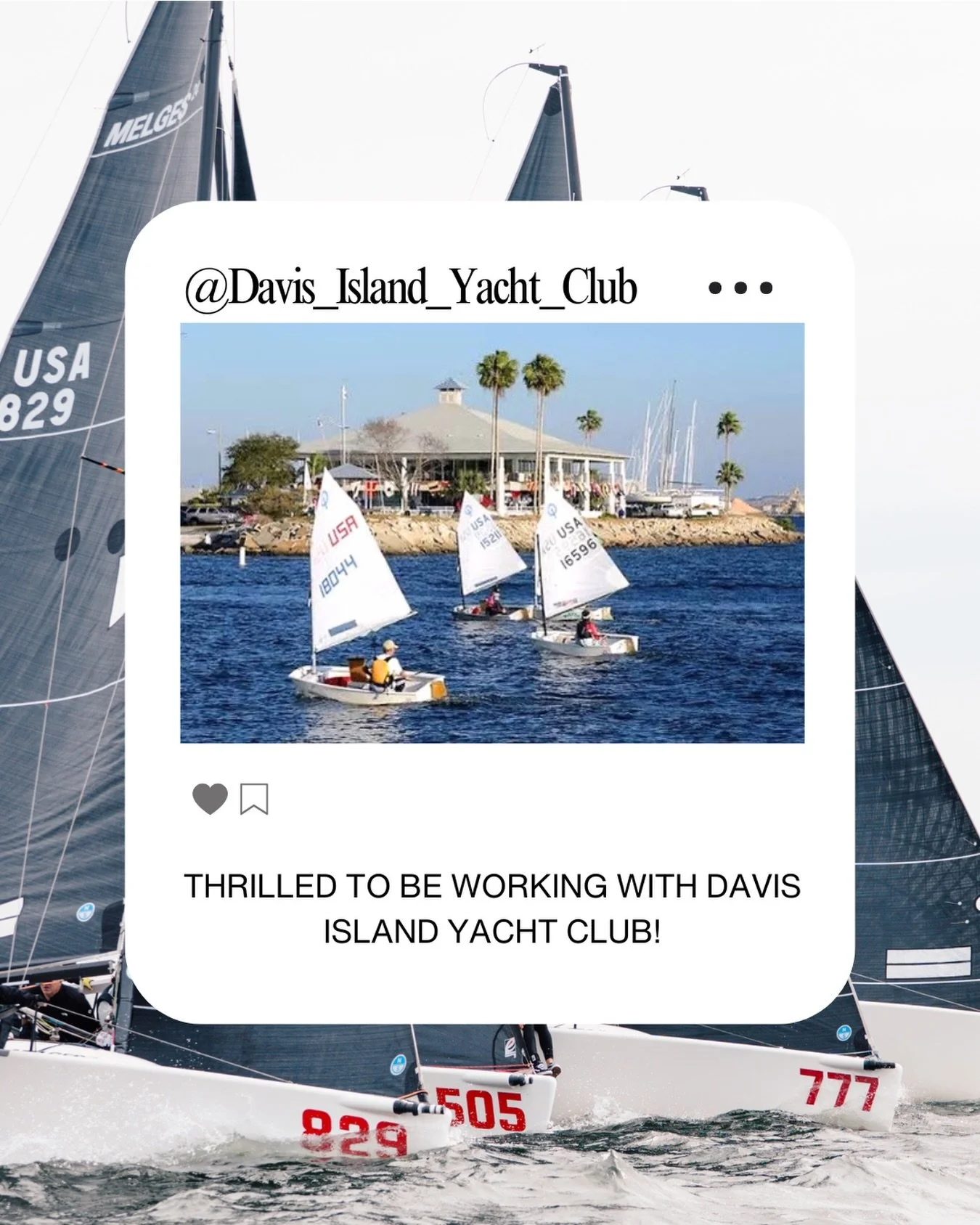 What a weekend on the water. Kicking off our work with @davis_island_yacht_club with full regatta coverage of the 2026 MelGames! Tons of content from this weekend on their page and more to be shared soon, so stay tuned!