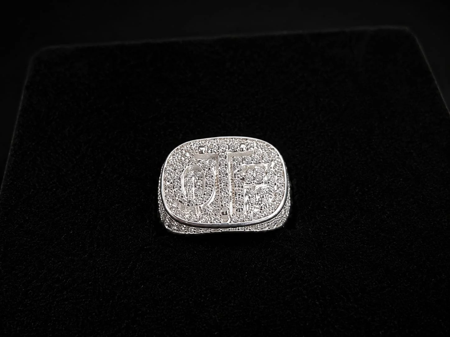 Iced Out OTF Pinky Ring