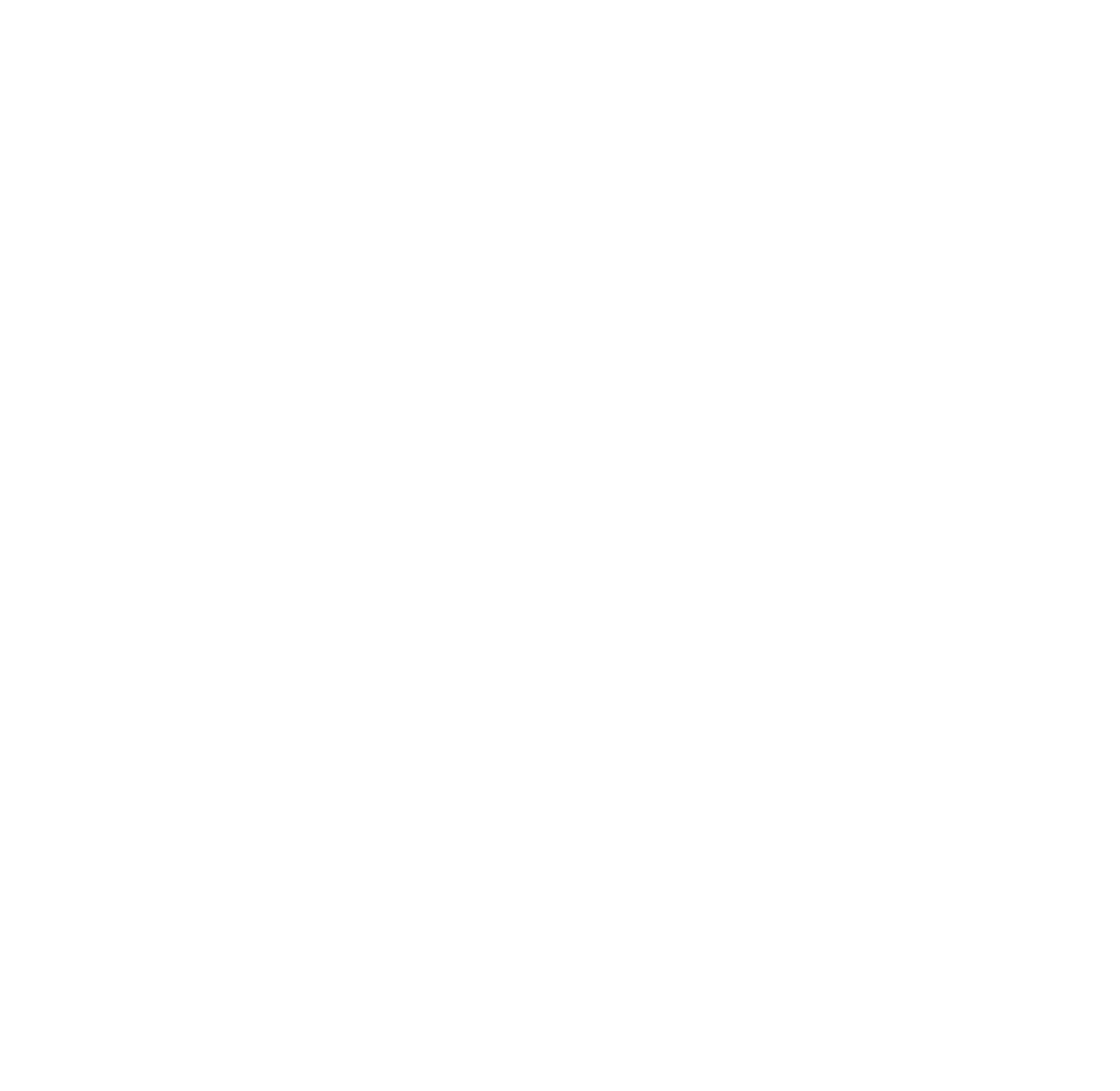 Black background with white outlined abstract geometric design of interconnected circles and lines.