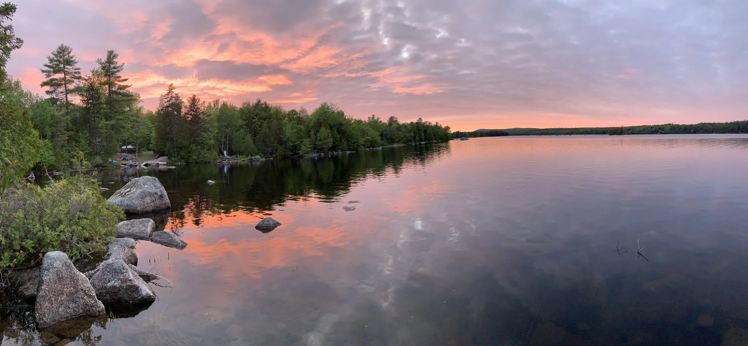 Sunset. Somewhere in Maine. 