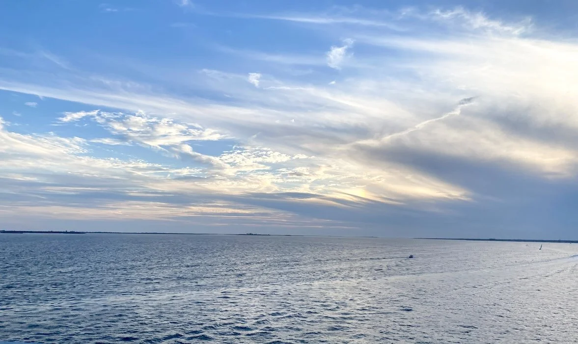 Evening over the South Shore. Long Island, New York. 
