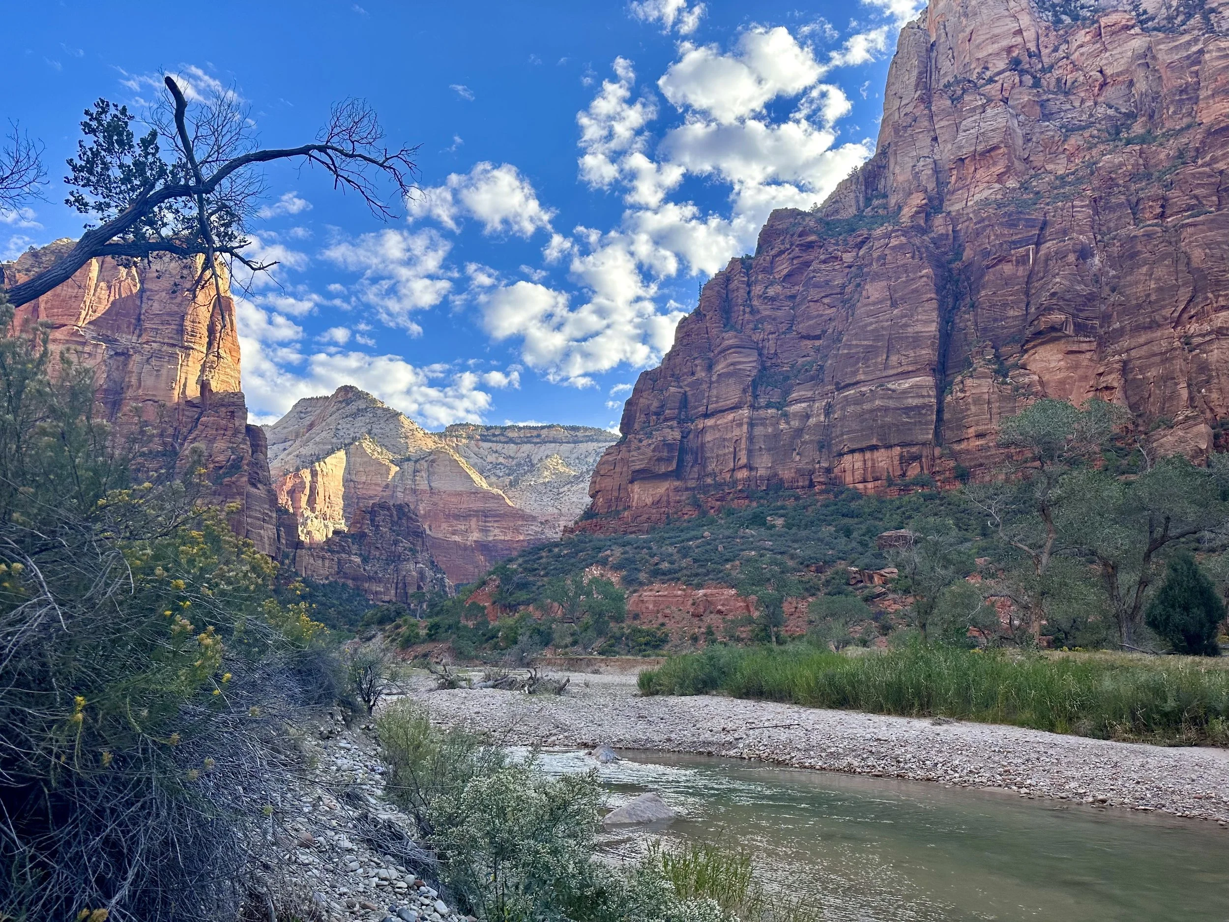 A walk to Angels Landing. Zion National Park, Utah. 