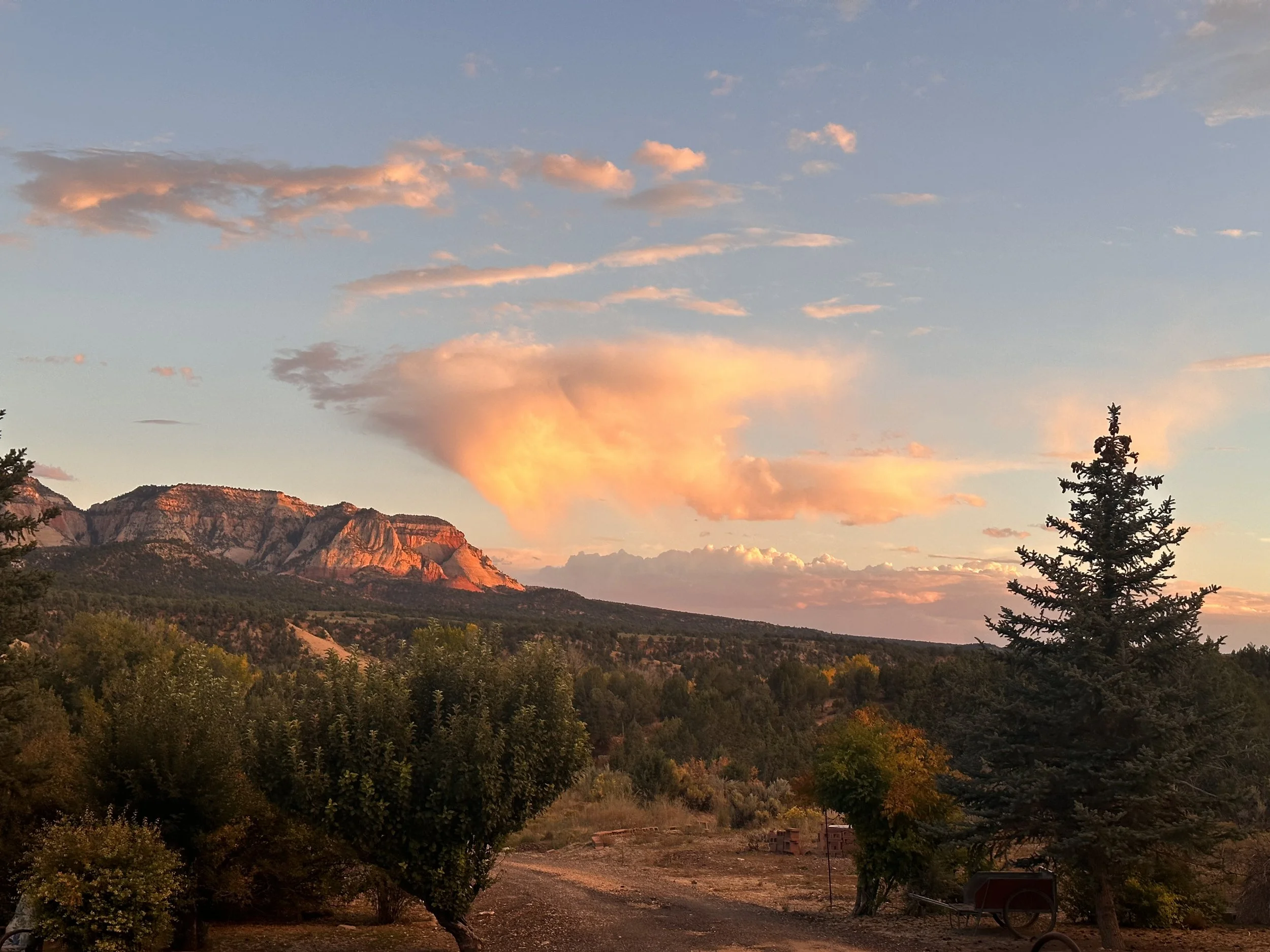 Golden hour. Orderville, Utah.