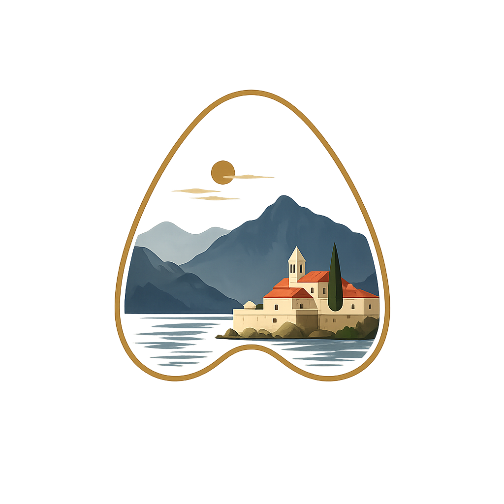 Illustration representing short-term rental management services in Montenegro.