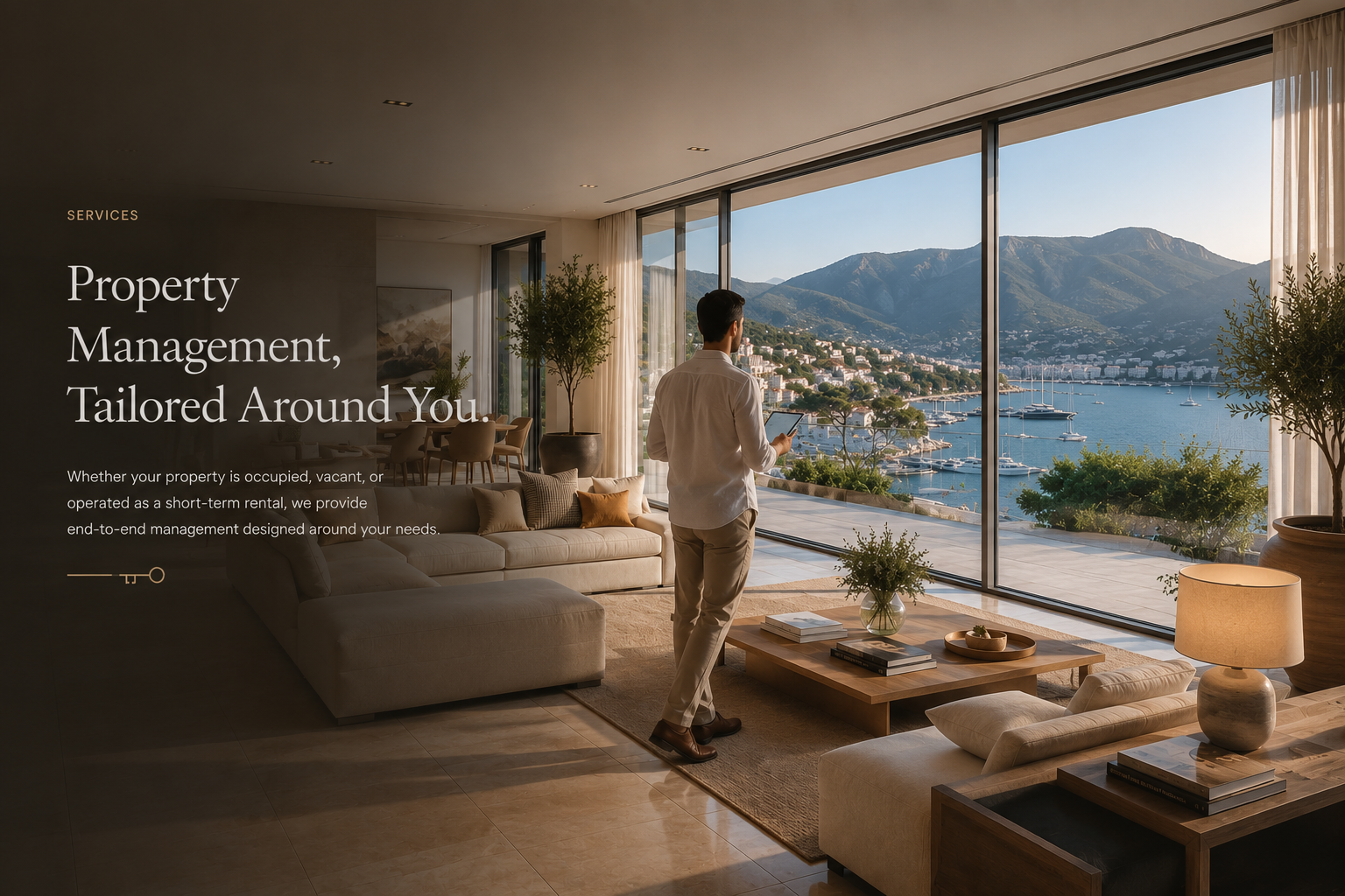 Professional property management services for homes in Montenegro.