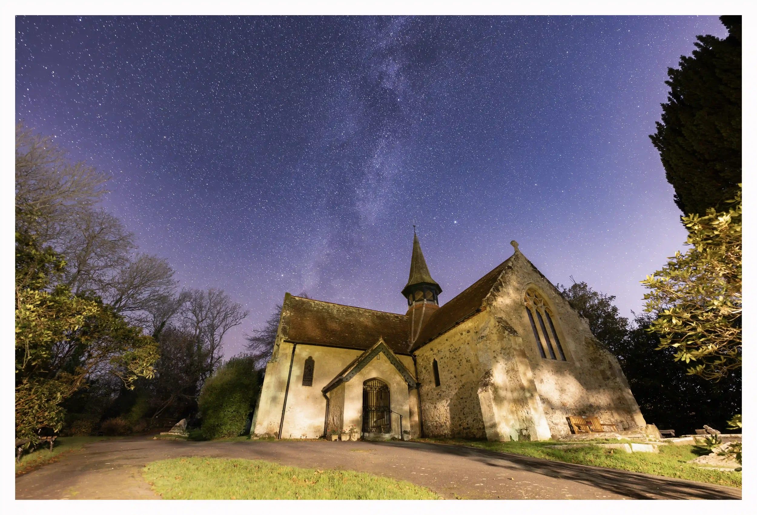 DIVINE
This wonderful historic church was such a breathtaking building to see and experience under the stars as it marked the start of a night walk; a truly tranquil self-adventure under a star lit sky. 
St Blasius Church, Shanklin, Isle of Wight
