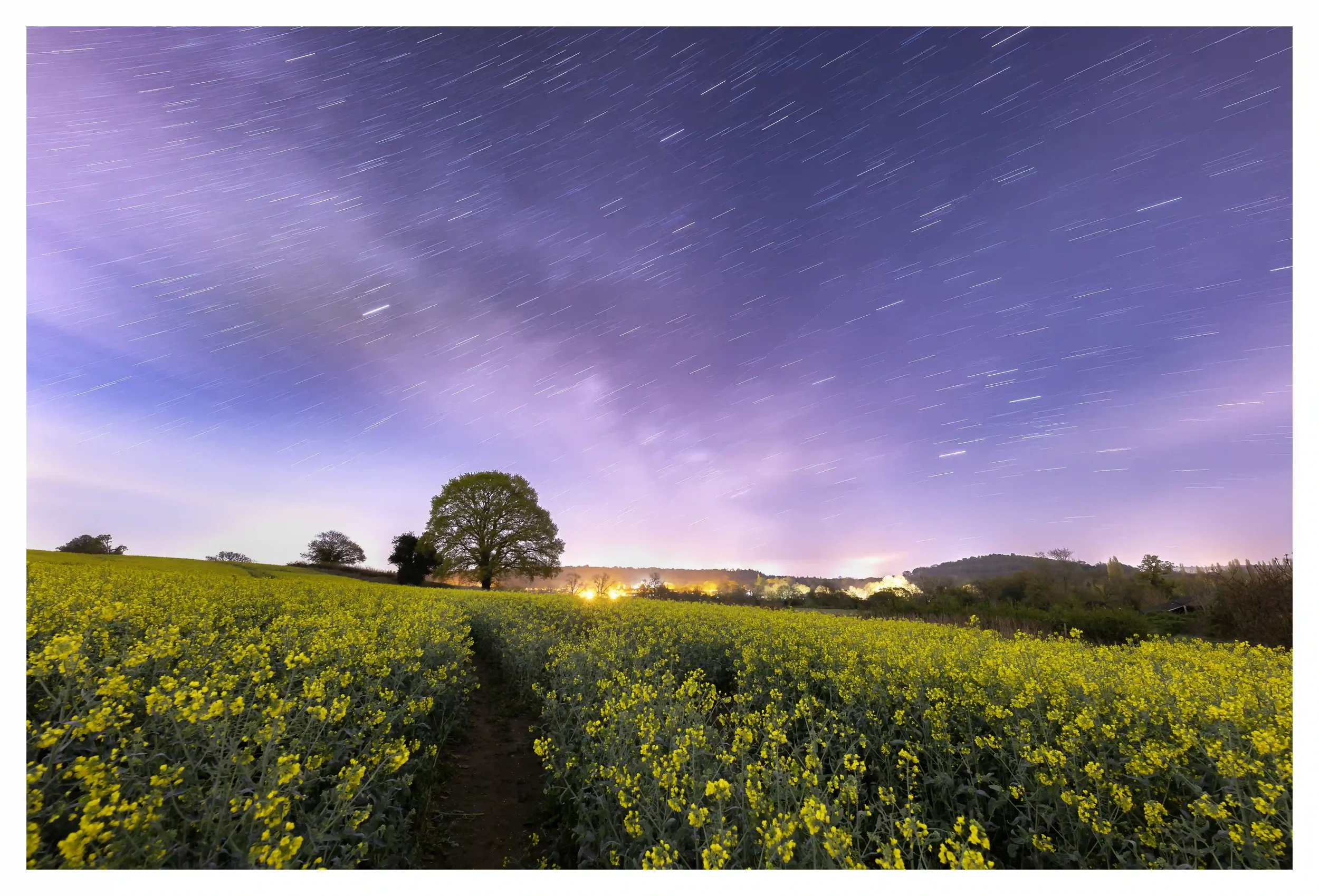TIME GOES BY
Chantry Woods, Guildford, Surrey, UK. 
Nights spent under the stars outside of town can have a way of completely absorbing and captivating your thoughts. Stay in a location long enough at night; and you too become part of it; a shadow eq