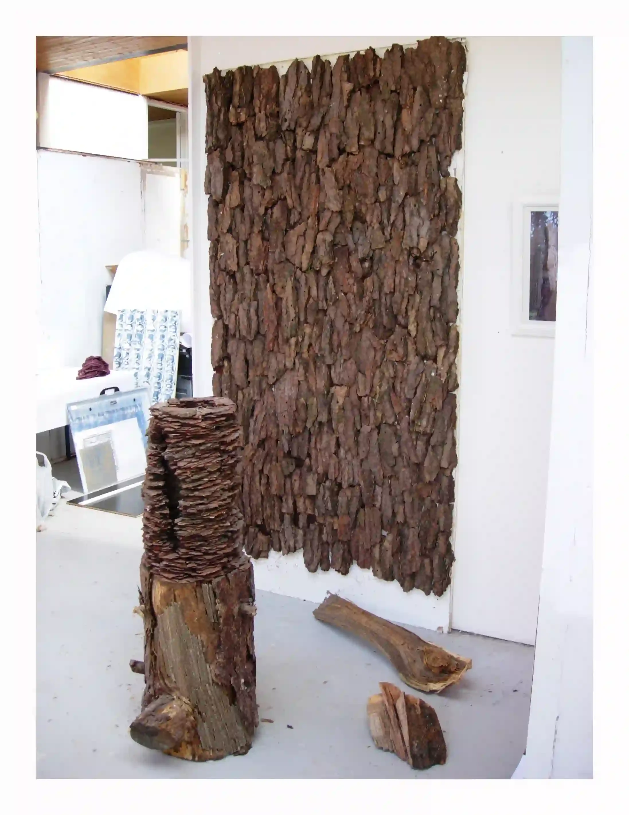 1st Year studio sculptures and installations....
The process of deconstruction – reconstruction had echoed through my work both on-site and in the studio. Where did the materials come from and what shapes and forms respected the materials characteris
