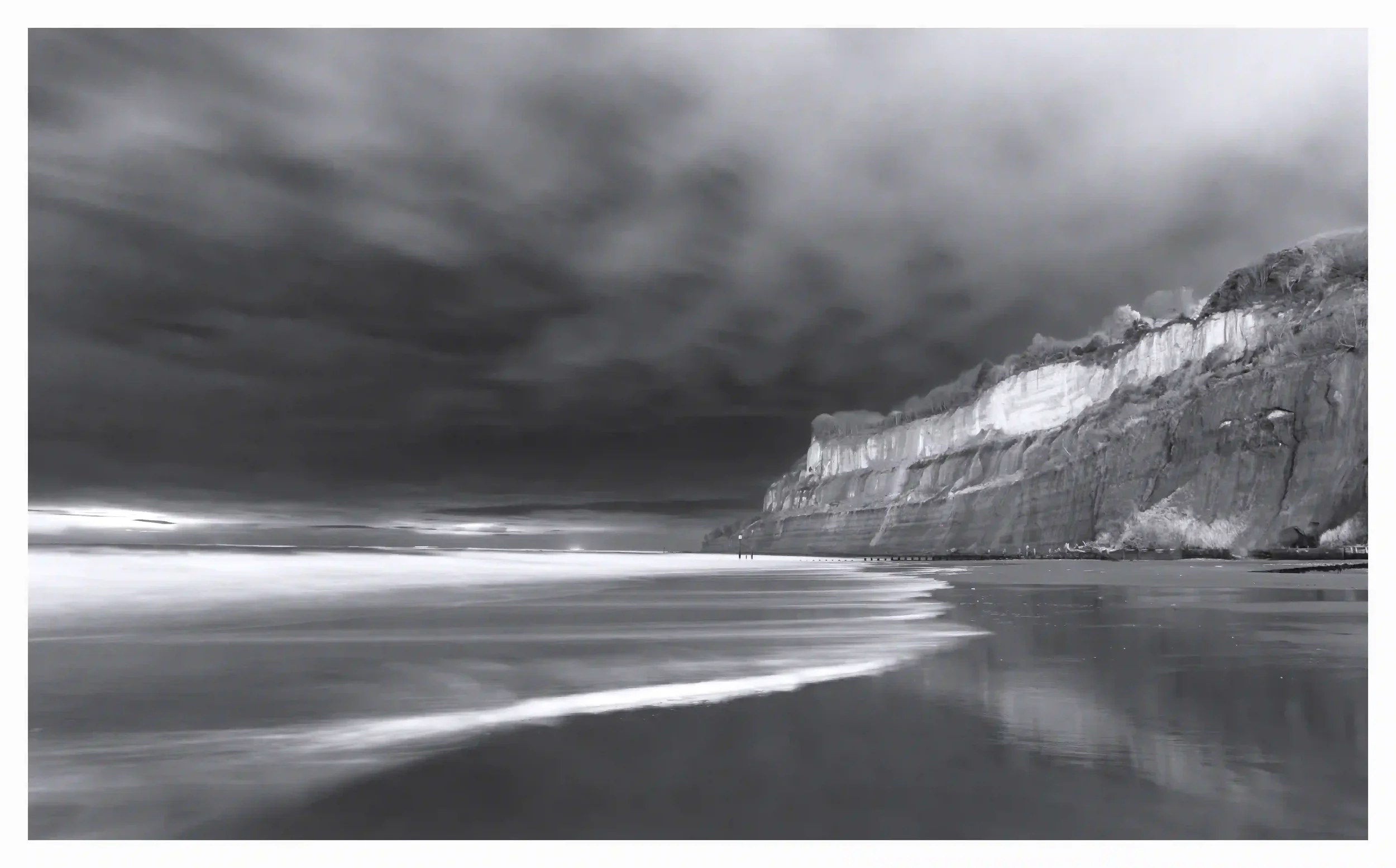 THE TIDE HAS TURNED B&W
Our planet, nature; shall always be in a constant state of movement and change. Times when natural energy can appear and feel so soft, delicate and gentle; where it can even be hard to notice at a quick glance. Other times whe