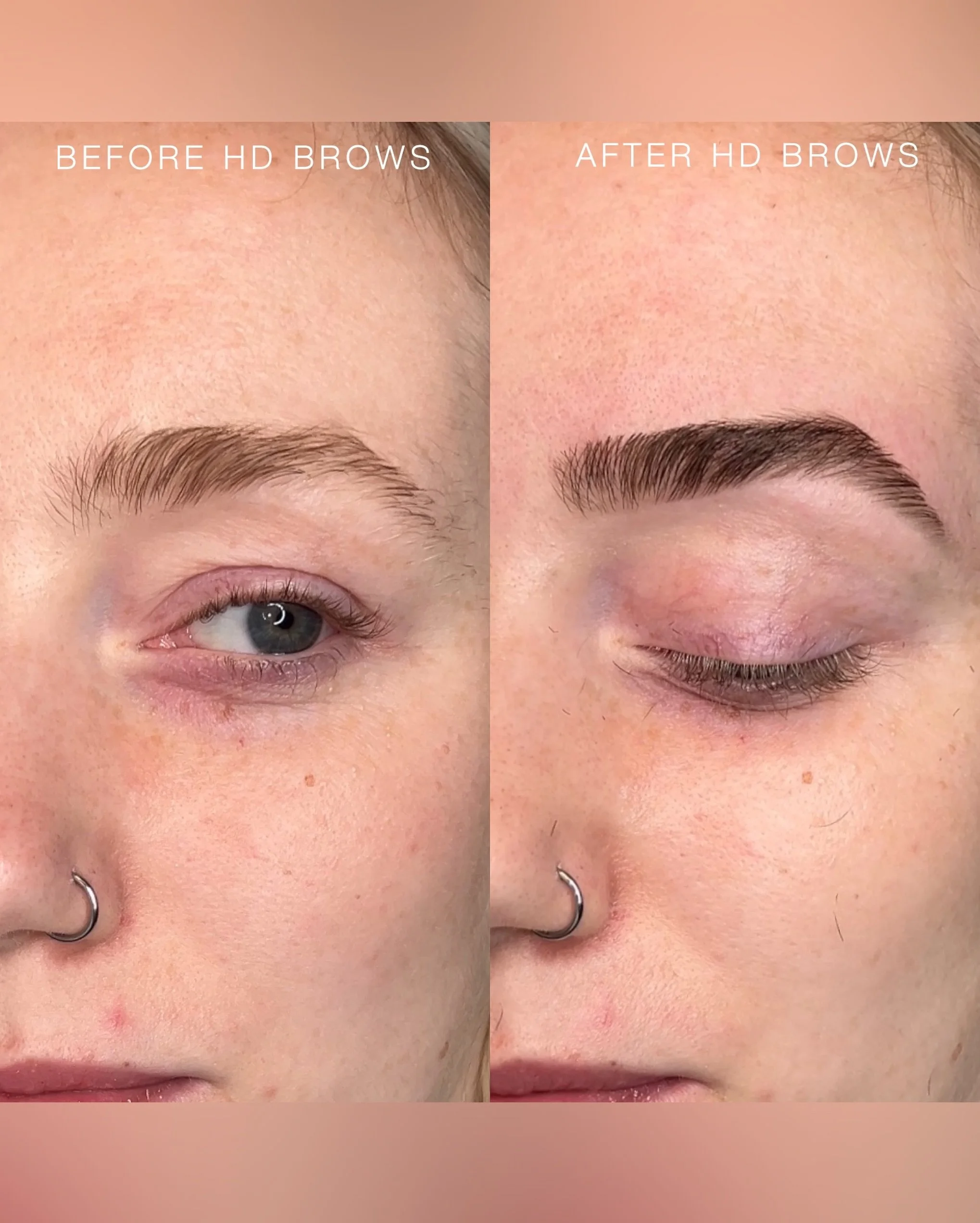 POV: all you needed was a tint 💁🏼&zwj;♀️
Sometimes the brows you wish you had are just hiding&hellip; we&rsquo;re here to help you find them 😌

#hdbrows #beforevsafter #browtransformation #londonbrows #londonsalon