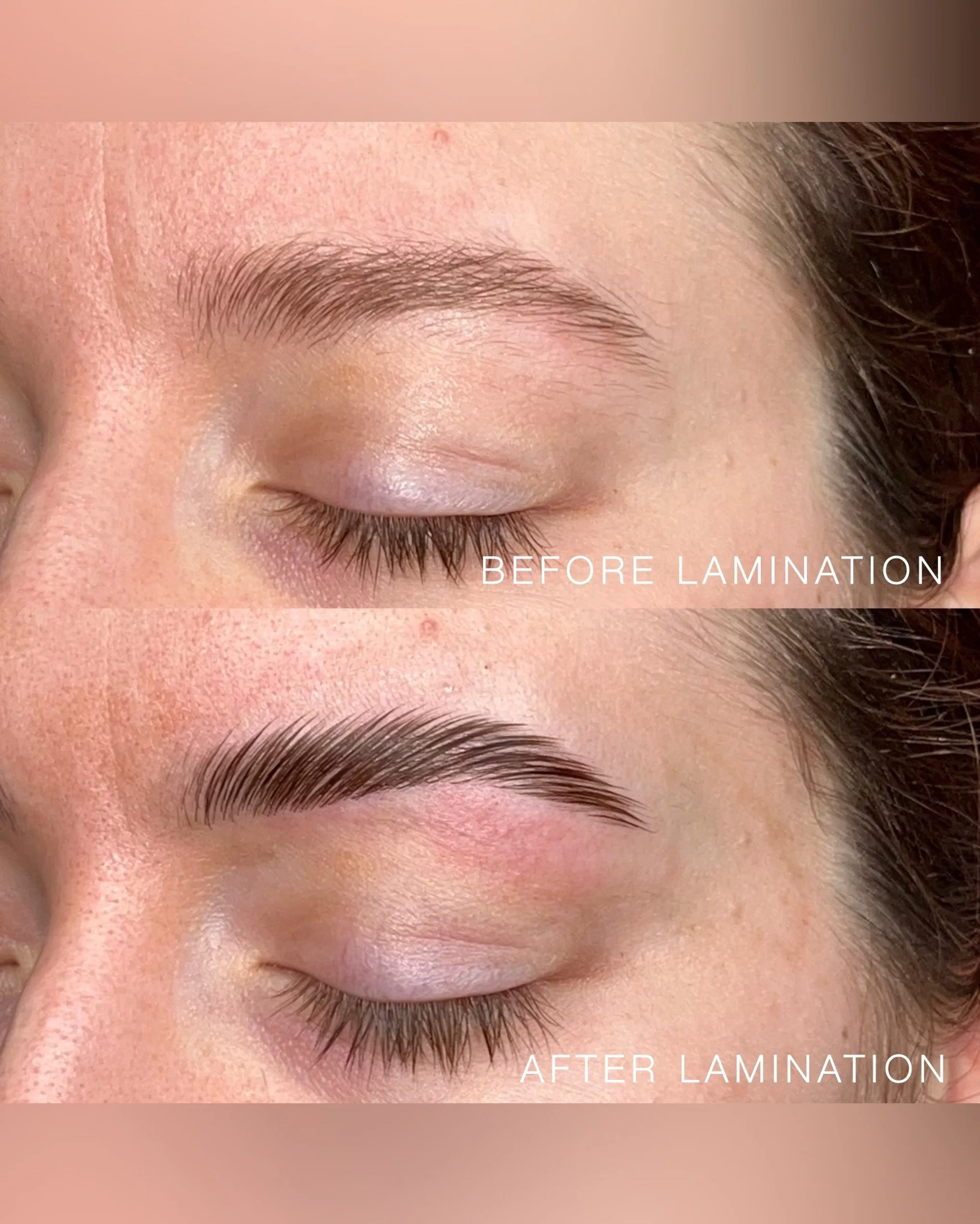 Brow lamination isn&rsquo;t about creating a specific look that you have to stick with. It&rsquo;s about giving your natural brow hairs the flexibility to sit where you&rsquo;ve always wanted them to.

This client wanted a polished, lifted finish tha