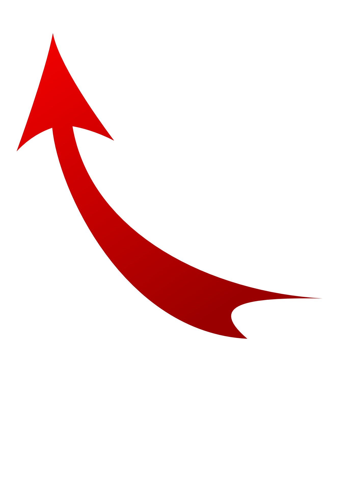 Red and black abstract graphic design with curved shapes and a gradient.