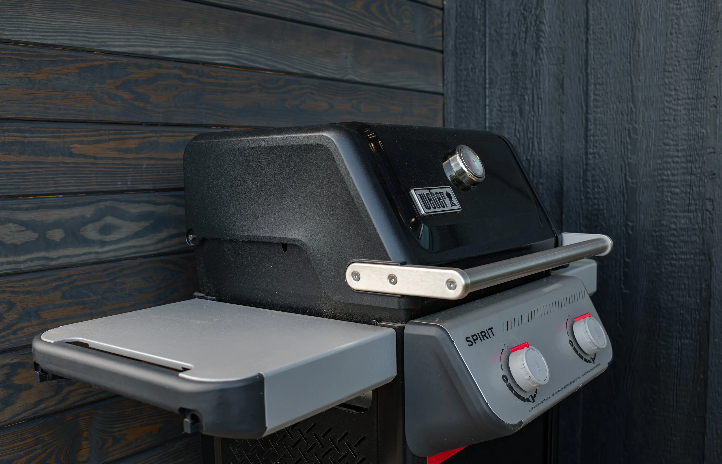 Weber Grill on deck 