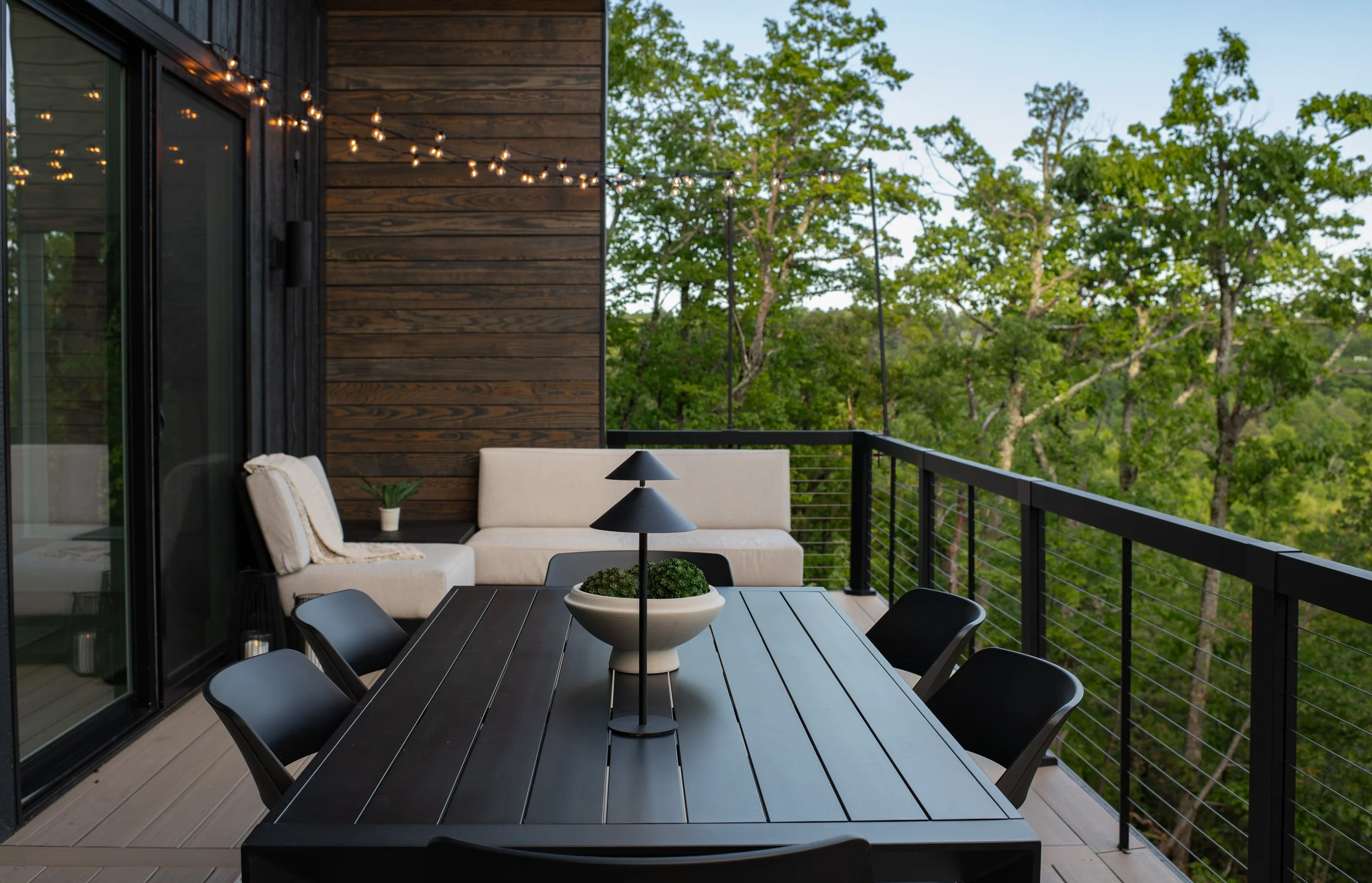 Deck off main level 