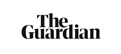 The Guardian logo in black and white
