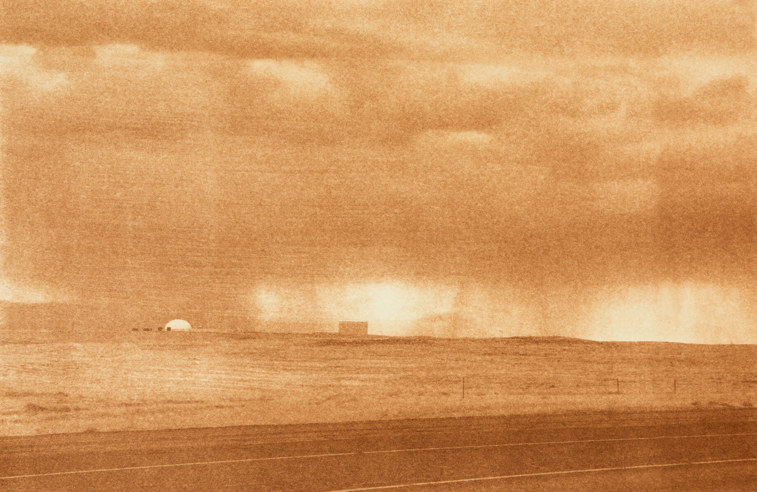 Hanford Site 1, Hanford, Washington, Radioactive waste shipped to WIPP: 1,336,919 Gallons, Uranotype (Uranium Print), 9”x13”