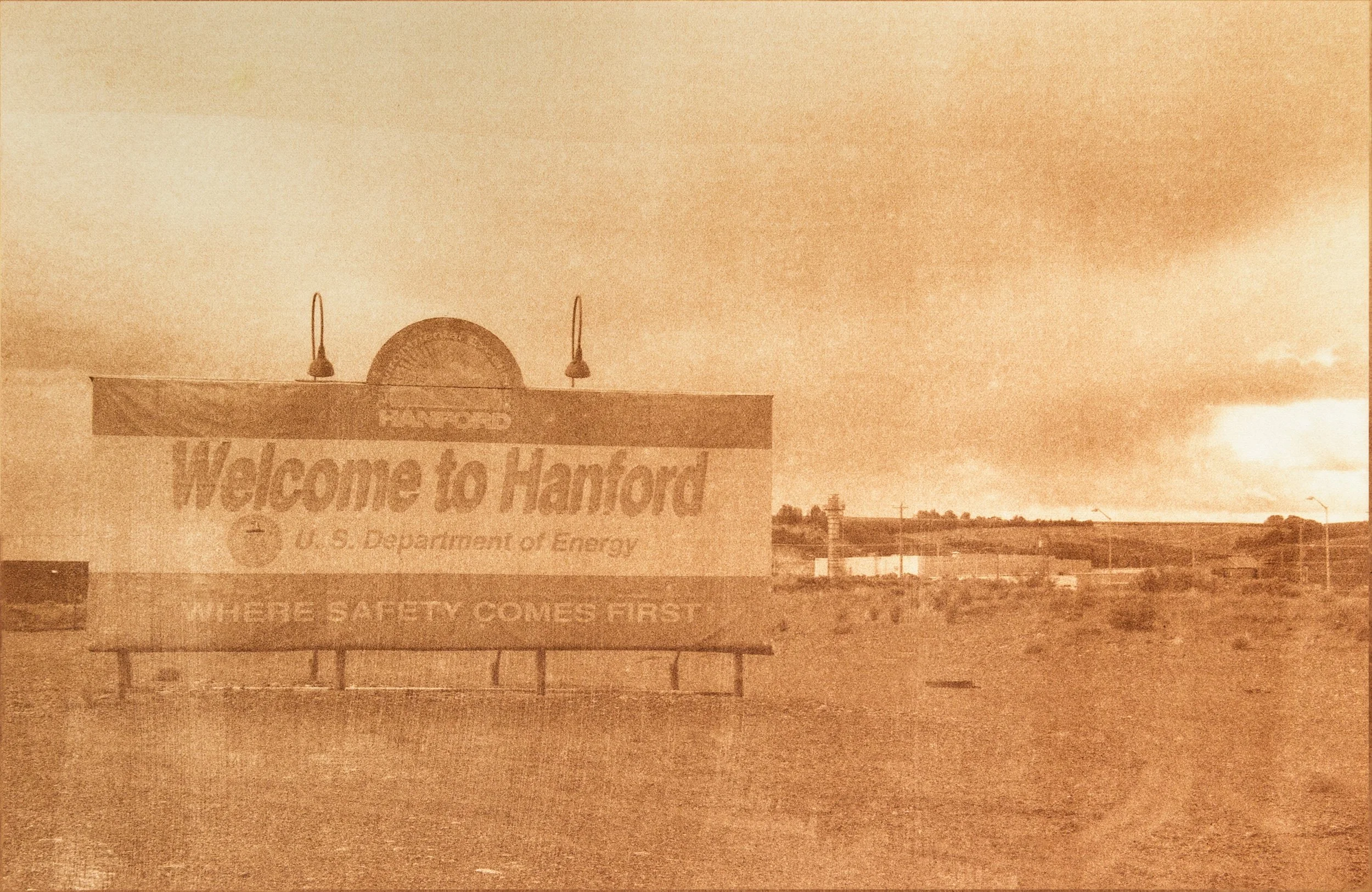 Hanford Site 2, Hanford, Washington, Radioactive waste shipped to WIPP: 1,336,919 Gallons, Uranotype (Uranium Print), 9”x13”