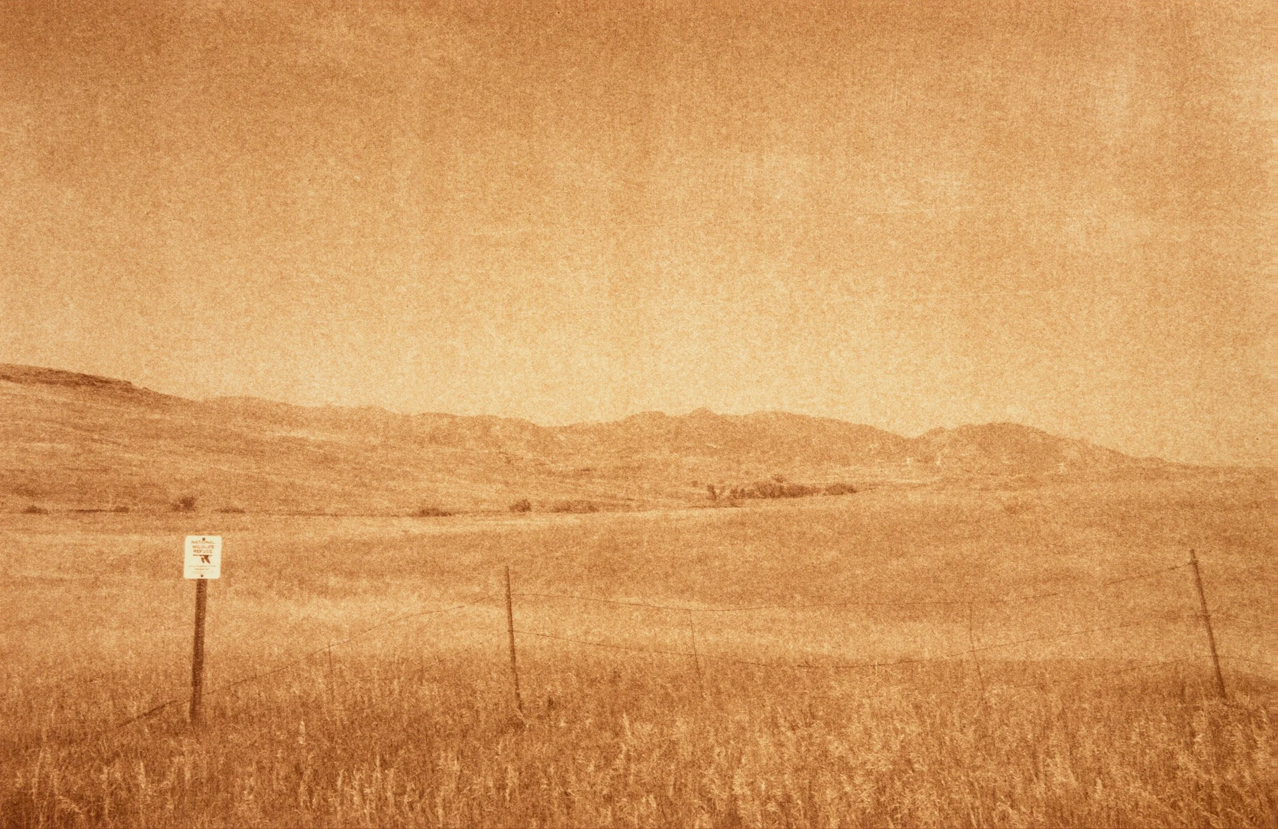Rocky Flats Wildlife Refuge, Arvada, Colorado, Radioactive waste shipped to WIPP: 3,978,943 Gallons, Uranotype (Uranium Print), 9”x13”
