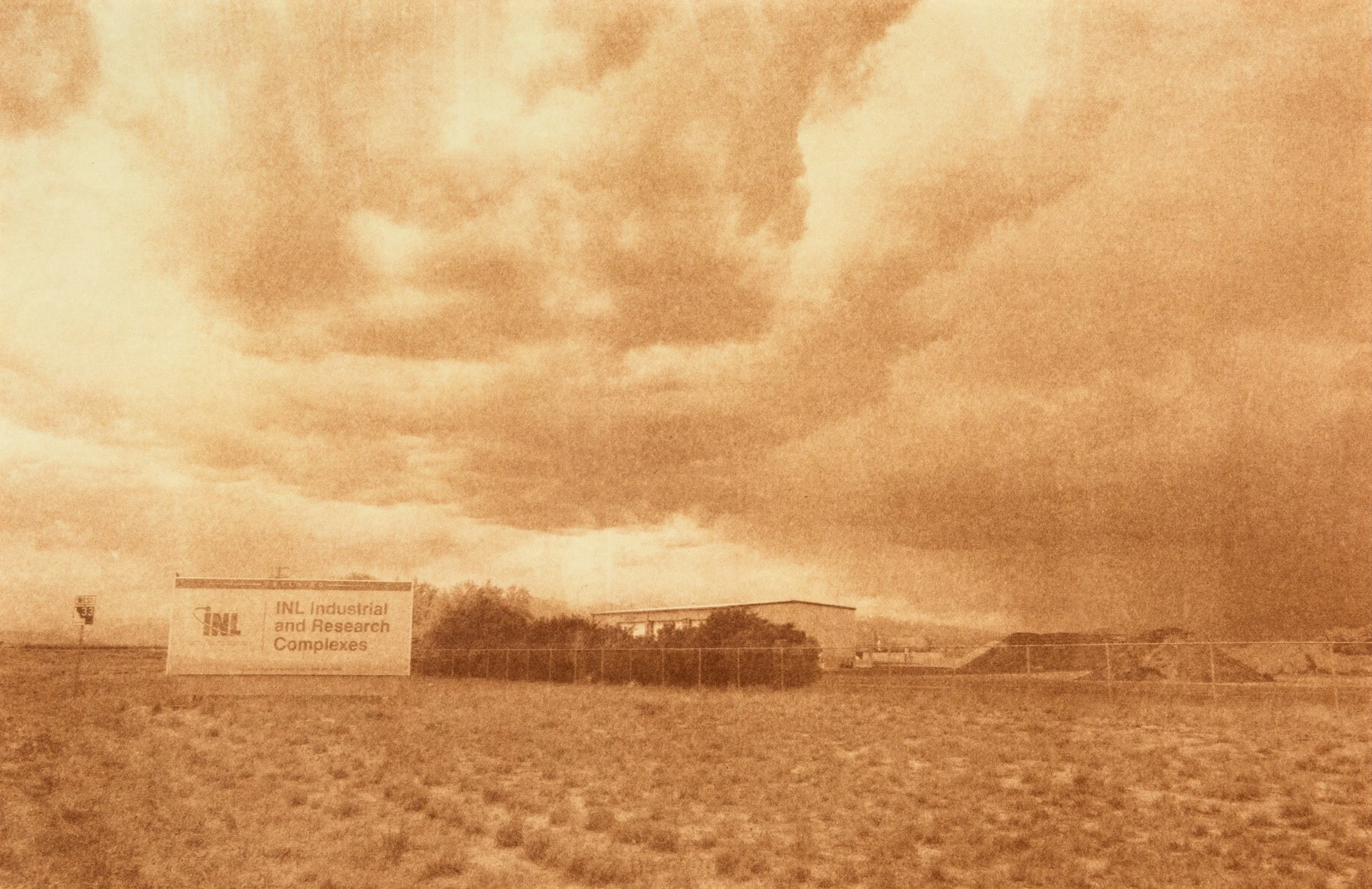 Idaho National Labs, Idaho Falls, Idaho, Radioactive waste shipped to WIPP: 12,721,416 Gallons, Uranotype (Uranium Print), 9”x13”