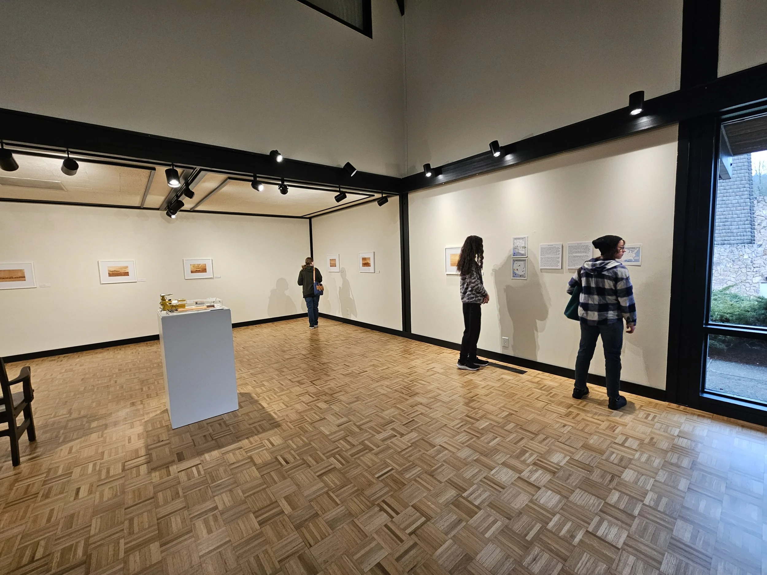 Transuranic (solo exhibition), Whipple Fine Arts Center, Roseburg, Oregon, 2026 (images courtesy of Tiffani Paloney)