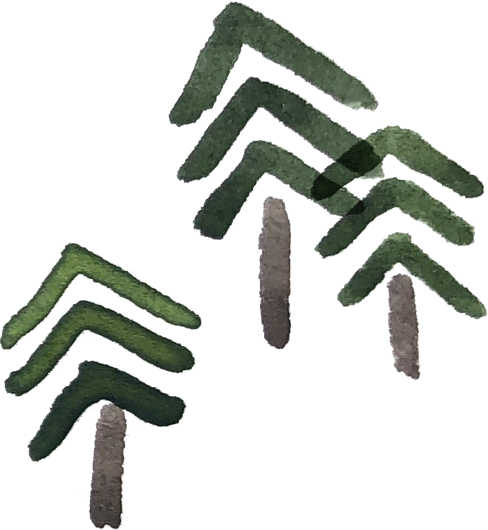 Multiple spray-painted green and black punctuation marks on a surface.