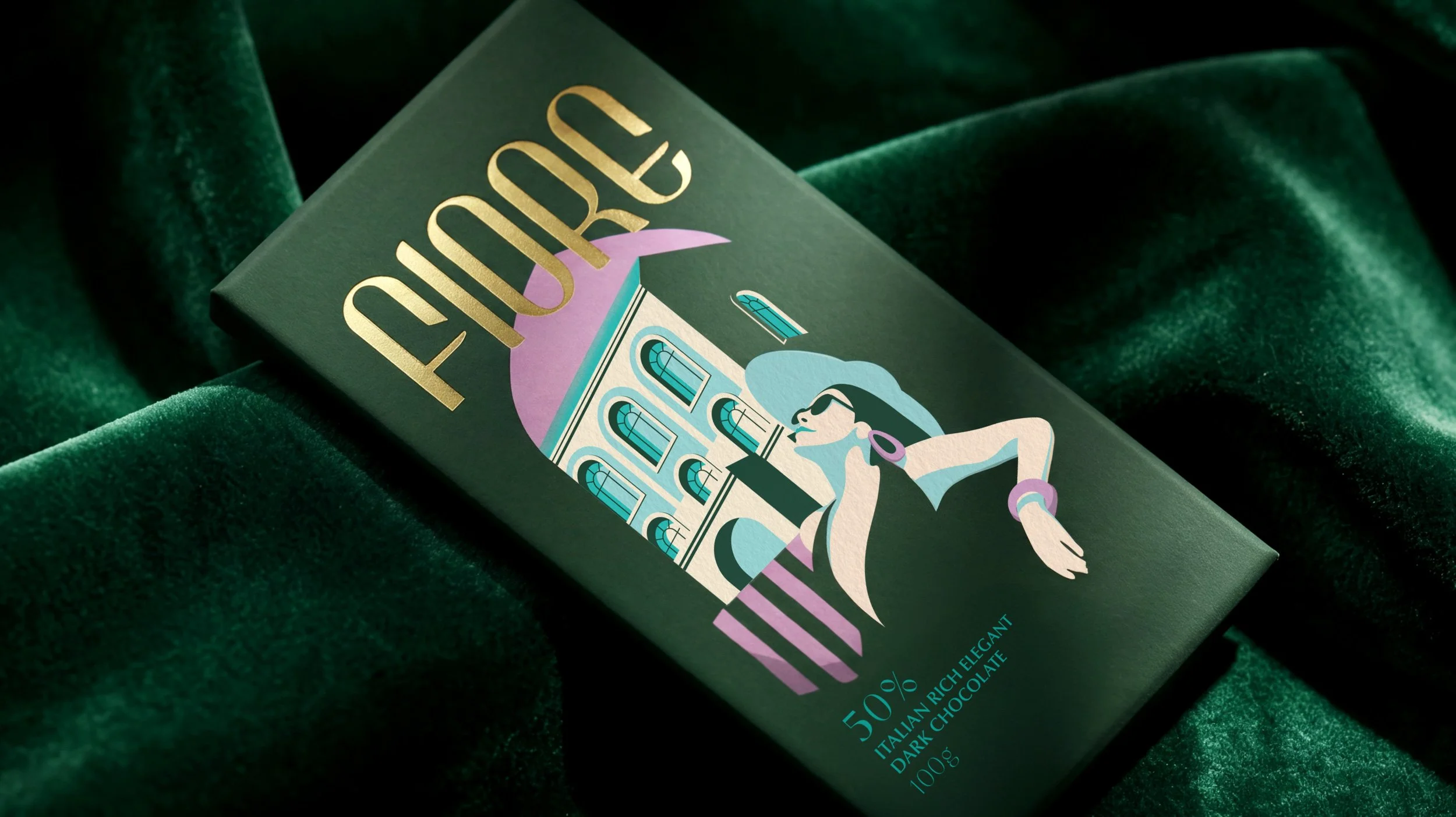 fiore chocolate branding design packaging denver design sydney