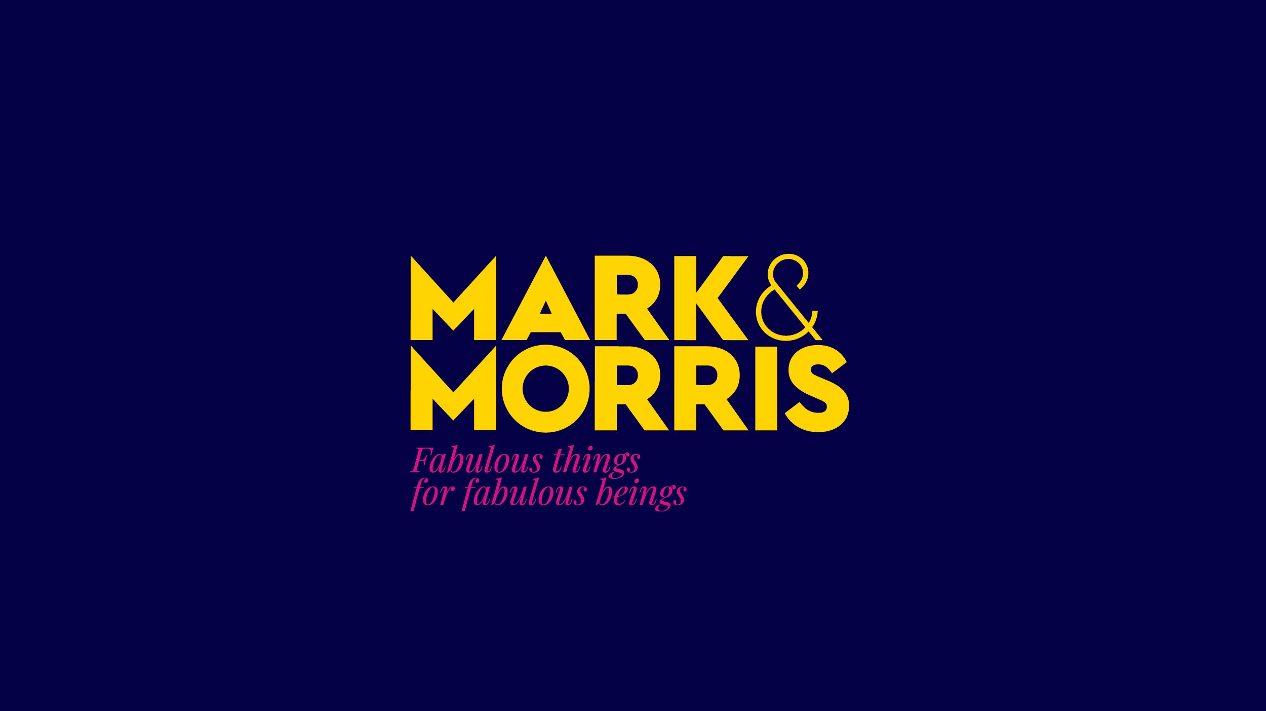 MarkMorris branding design by denver design sydney