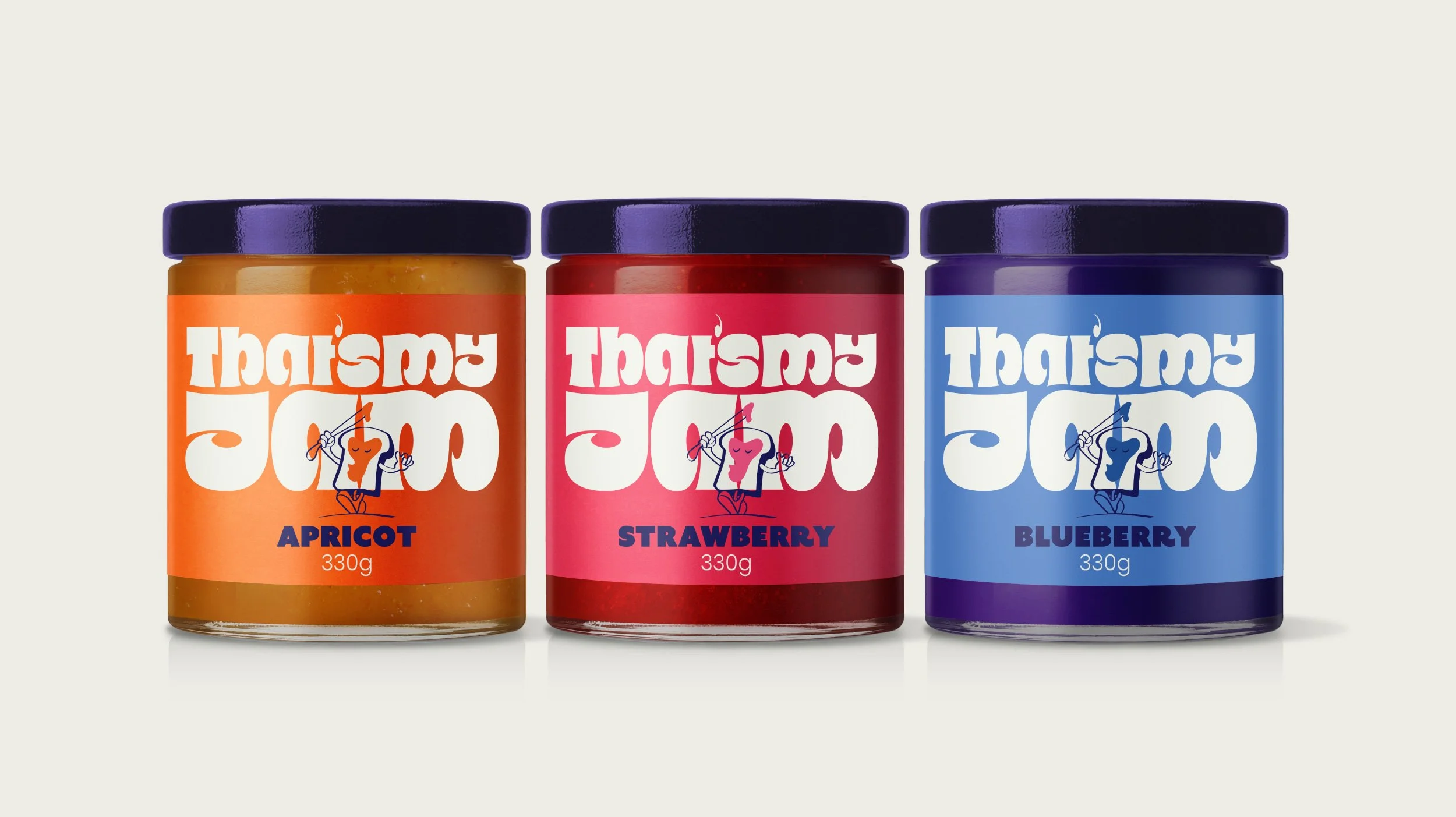 Jam food branding design packaging by denver design sydney