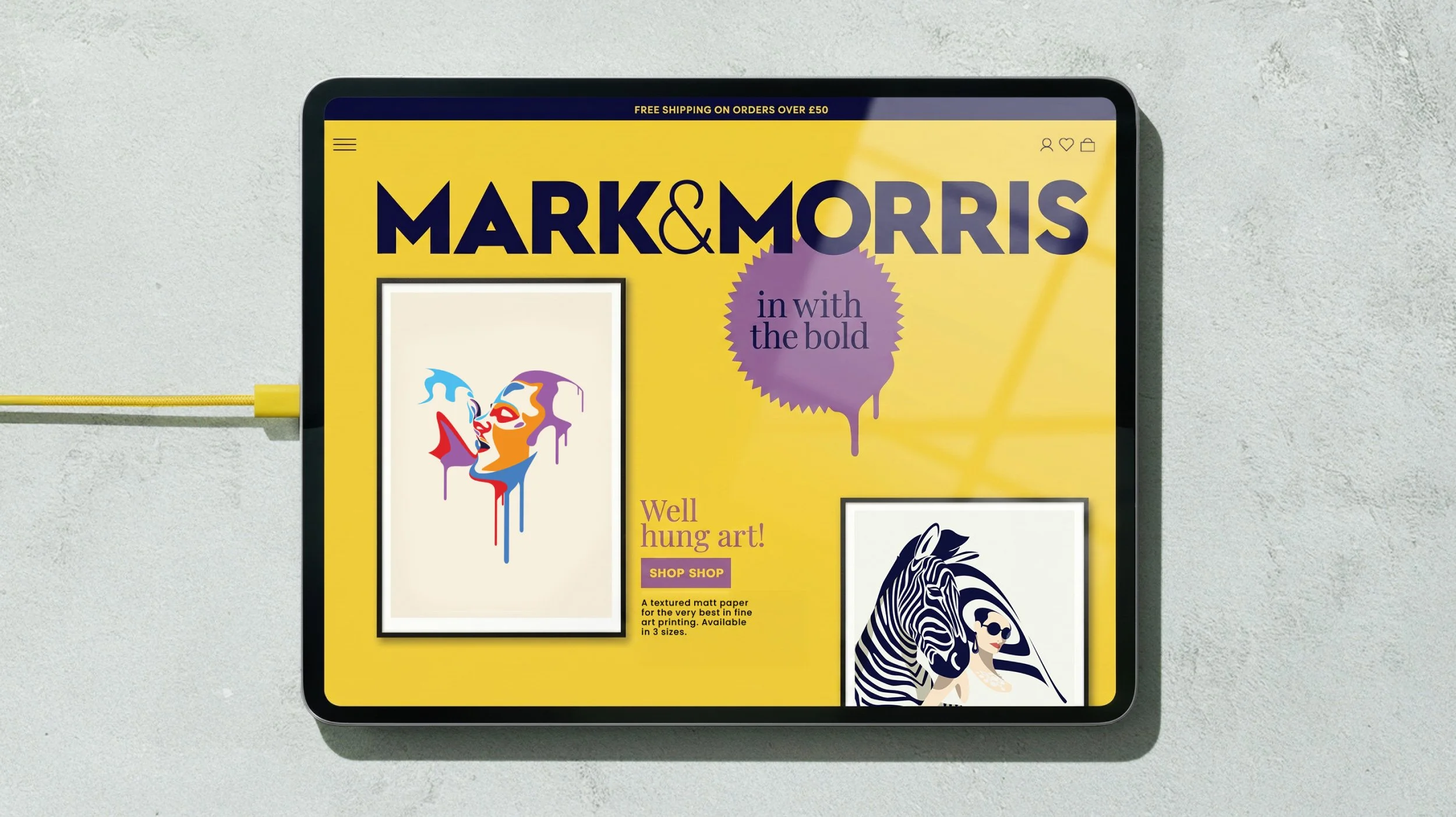 MarkMorris branding design by denver design sydney