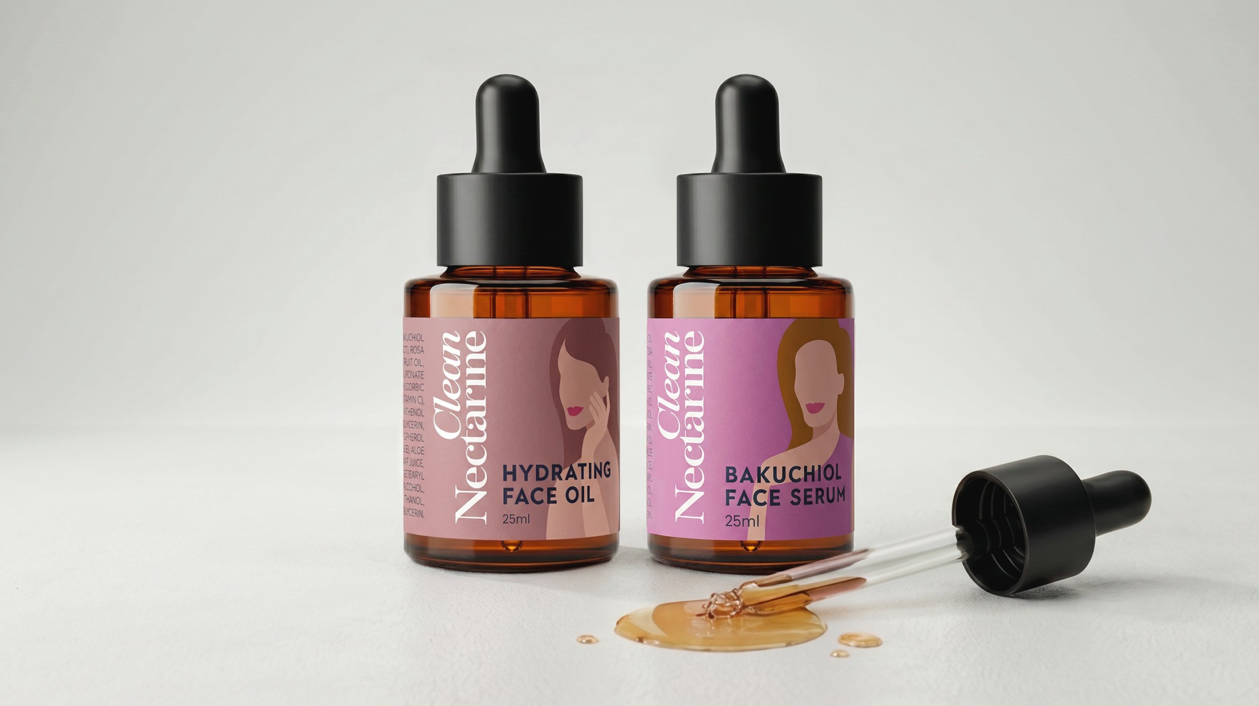 clean nectarine branding design by denver design sydney
