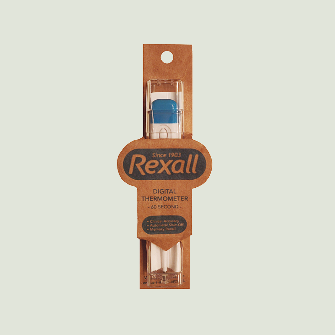 MFA | Rexall Thermometer - Packaging, Branding