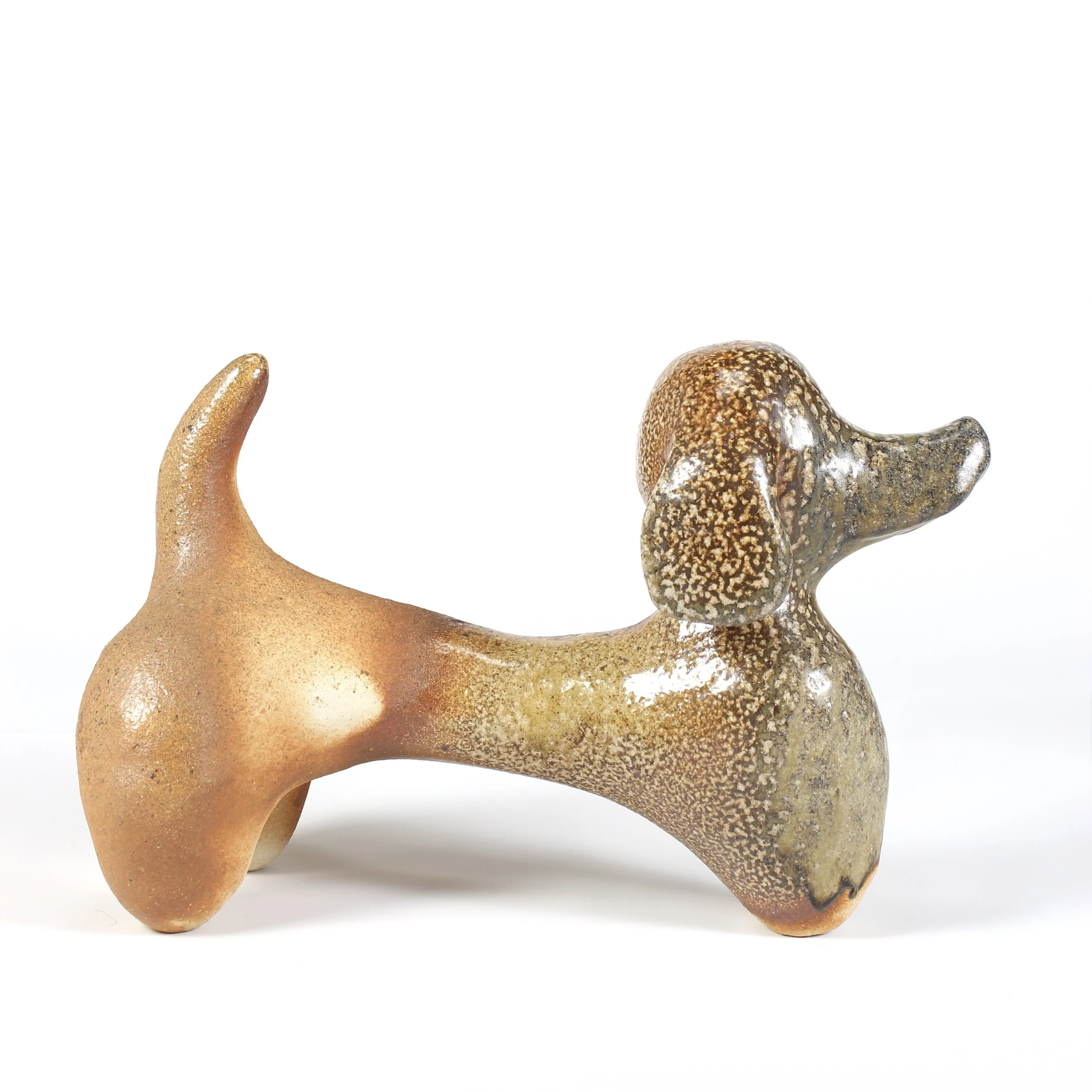 RUSTY, 2025, coil-built stoneware, 16.5” x 7.5” x 11”