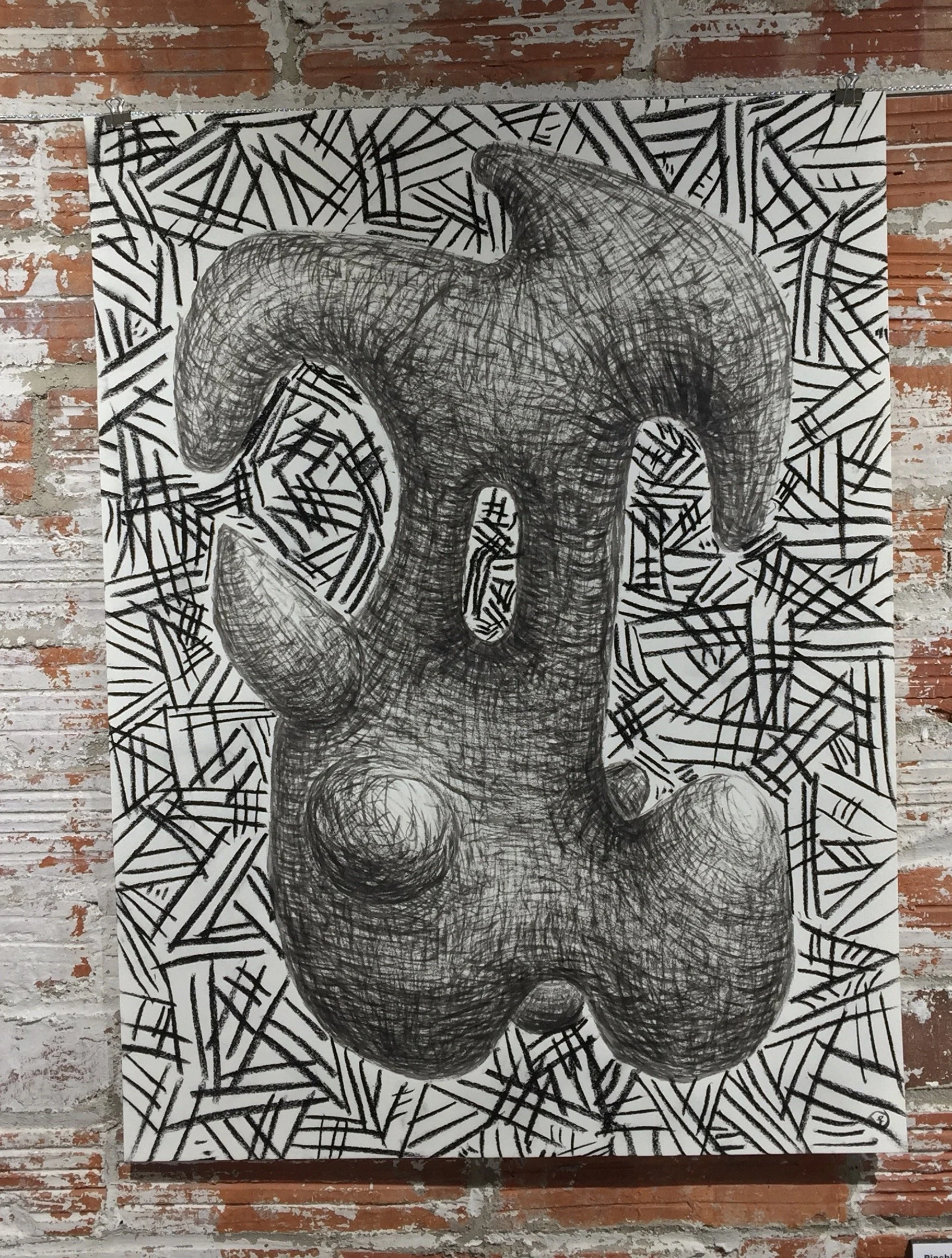Untitled, Ink and charcoal, 2015