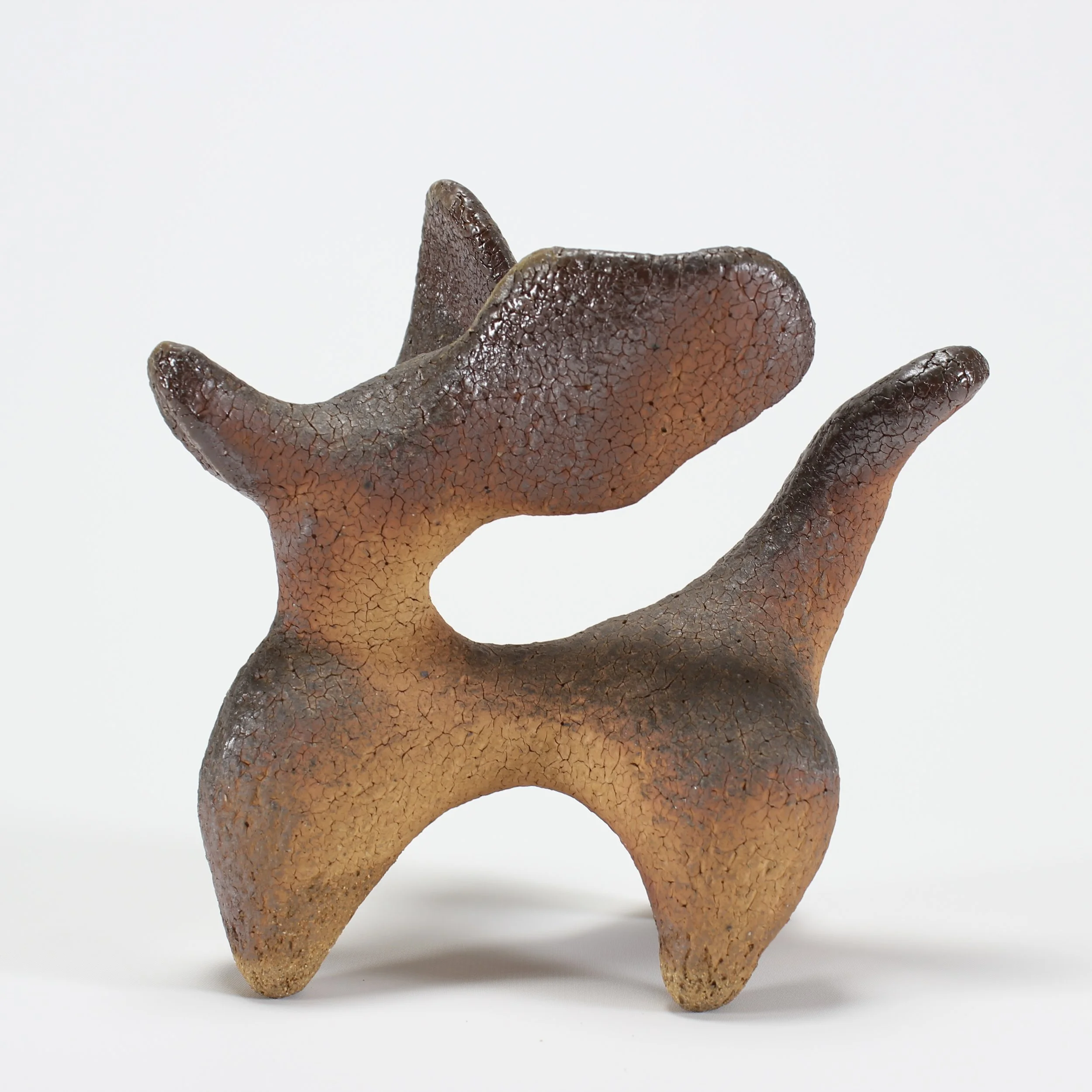 Tito, wood fired ceramic sculpture from Ryan Osborne's Eternal Dog series