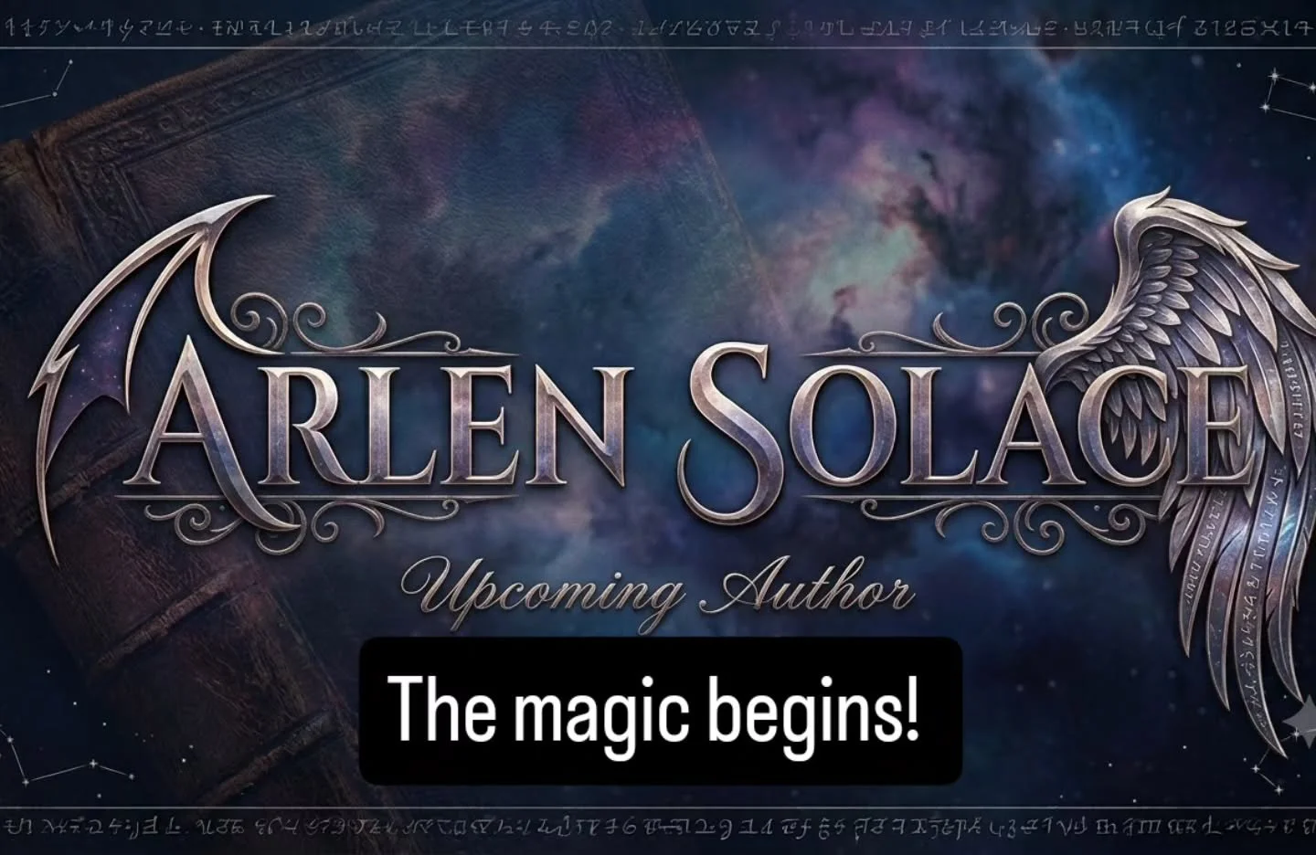 ​✍️ The page is officially live.
​Welcome! I&rsquo;m a sci-fi and fantasy writer forging a new galactic epic. I created this page to document the road to my debut novel and share my world-building journey with you.
​What you&rsquo;ll find here:
🌌 Sn