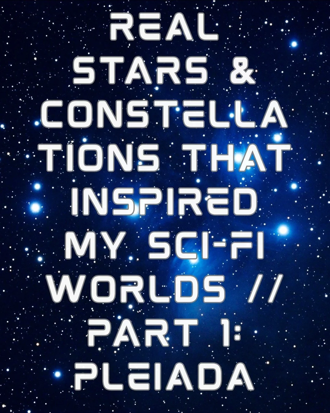 Embark on a cosmic journey as I share how the mesmerizing Pleiades inspired the setting of my sci-fi novel. 🌌✨ Dive into the stars and discover the real constellations that shaped my fictional worlds. Stay tuned for more celestial inspirations! 

Im