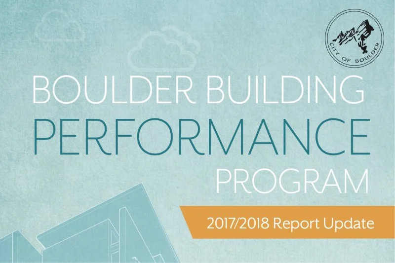 Boulder Building Performance Report