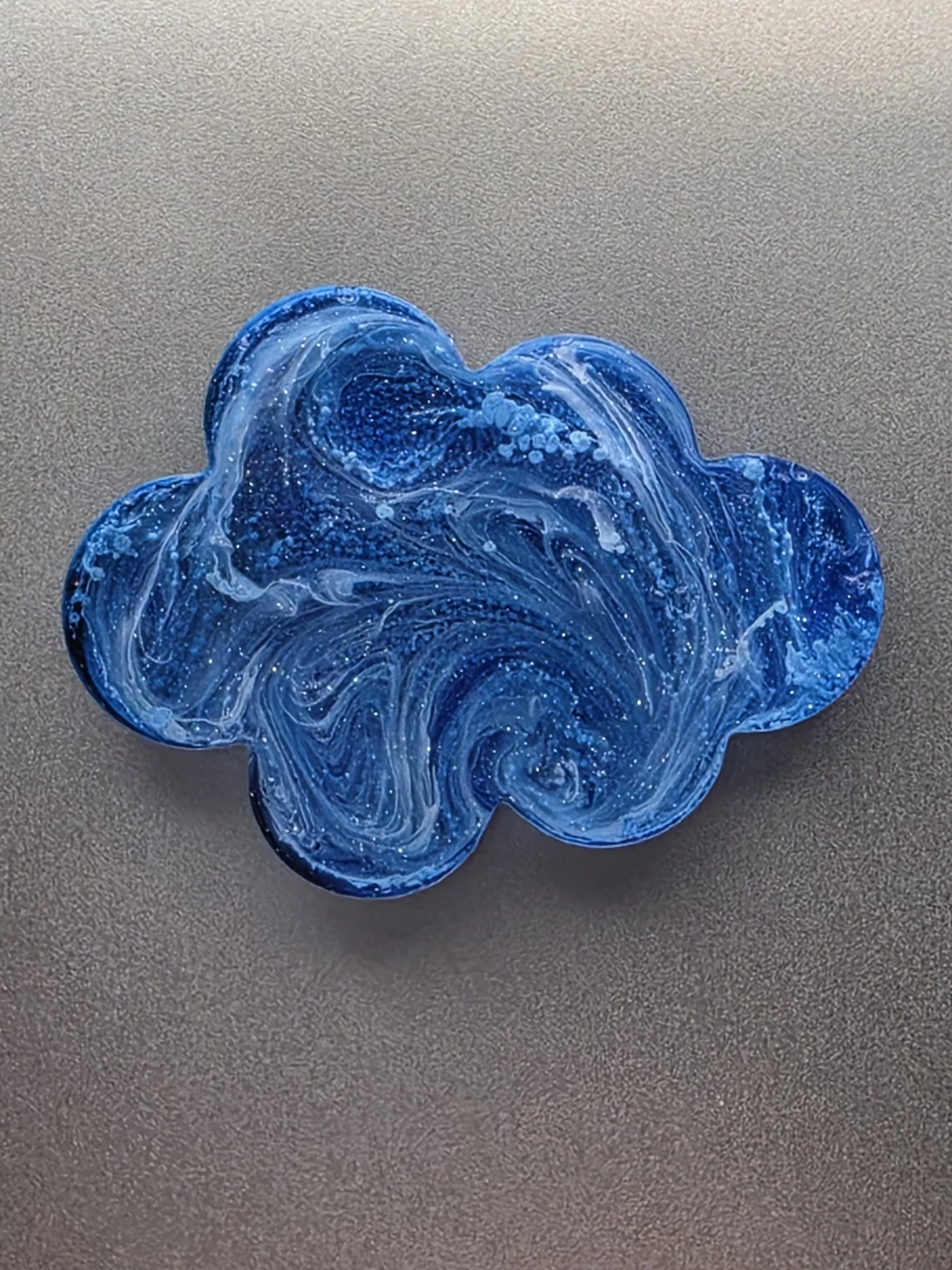Blue Swirl Cloud Magnet