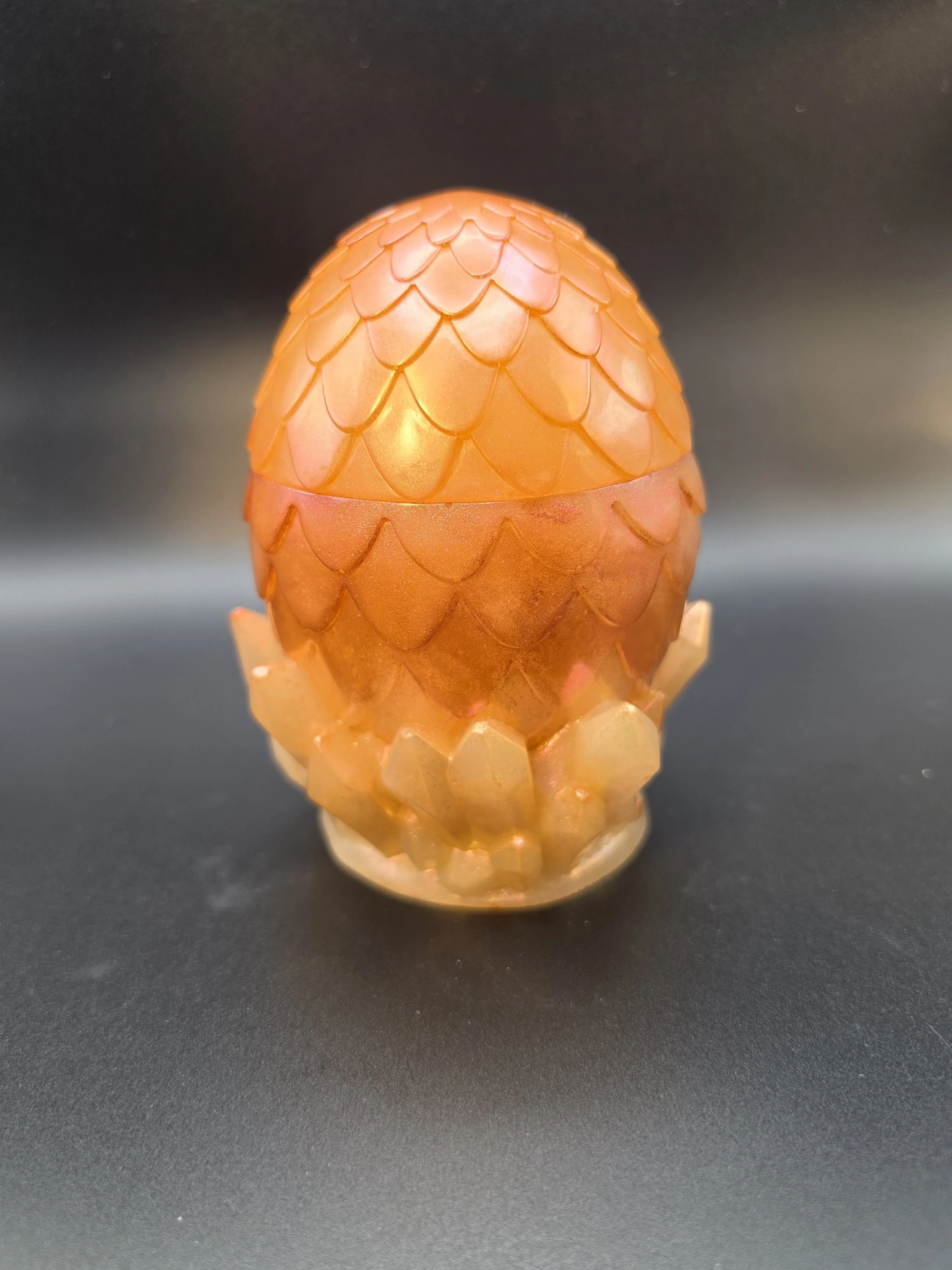 Champagne Chameleon Dragon Egg Jar