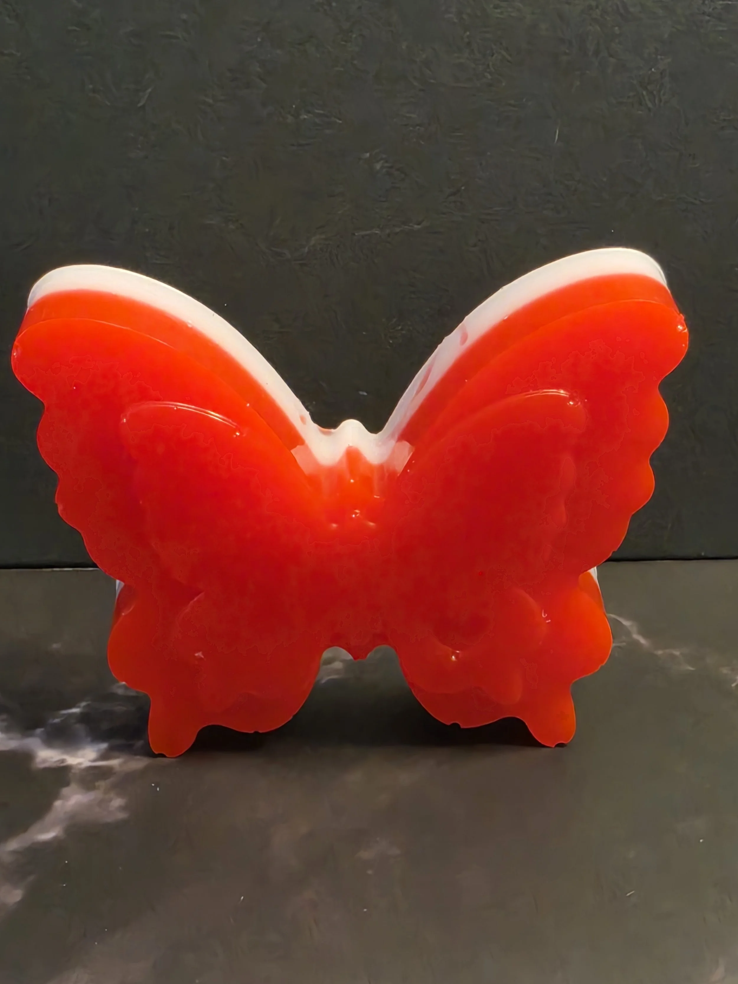 Medium Red & White Butterfly