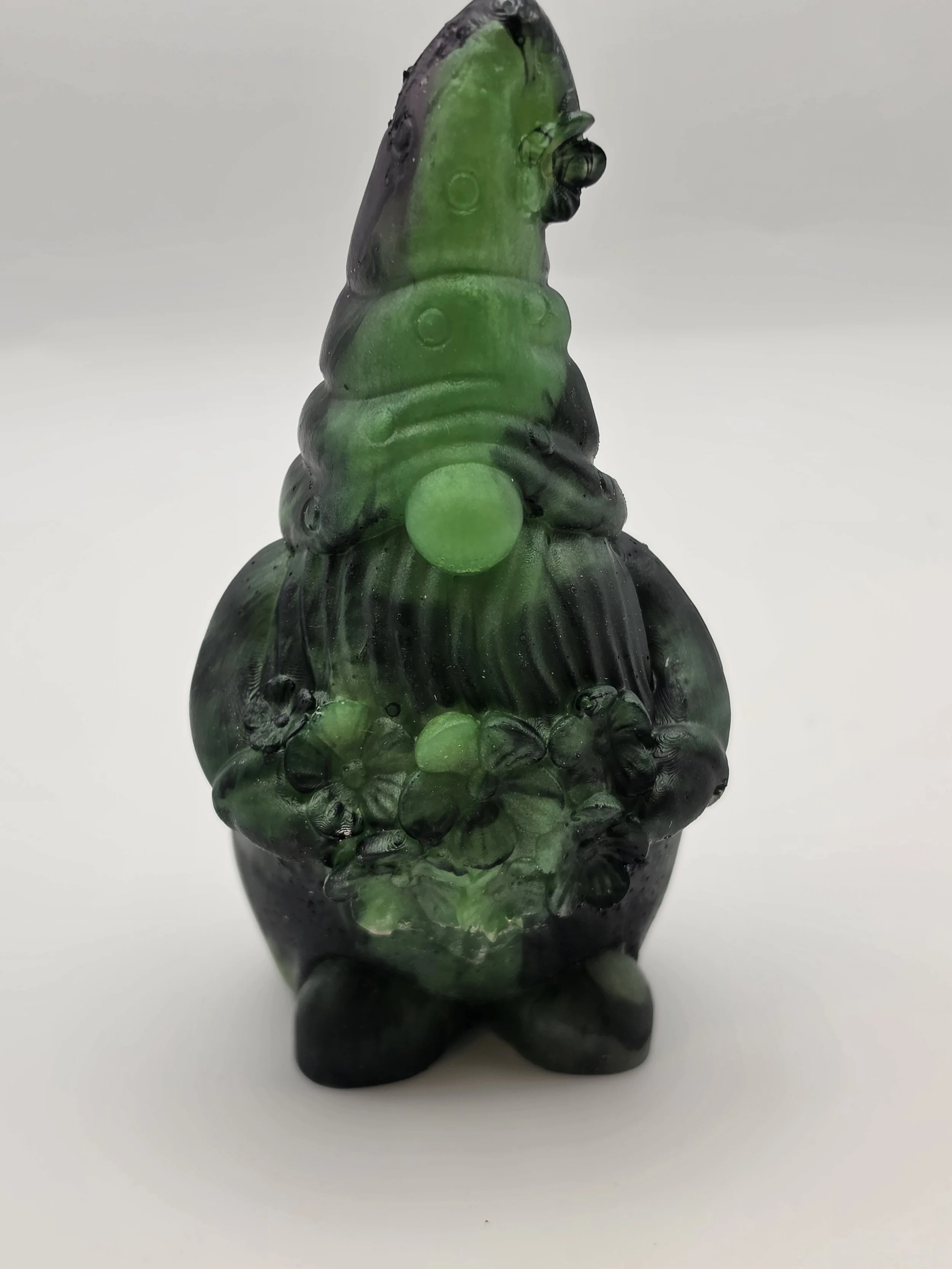 Green, Purple & Black Halloween Gnome
